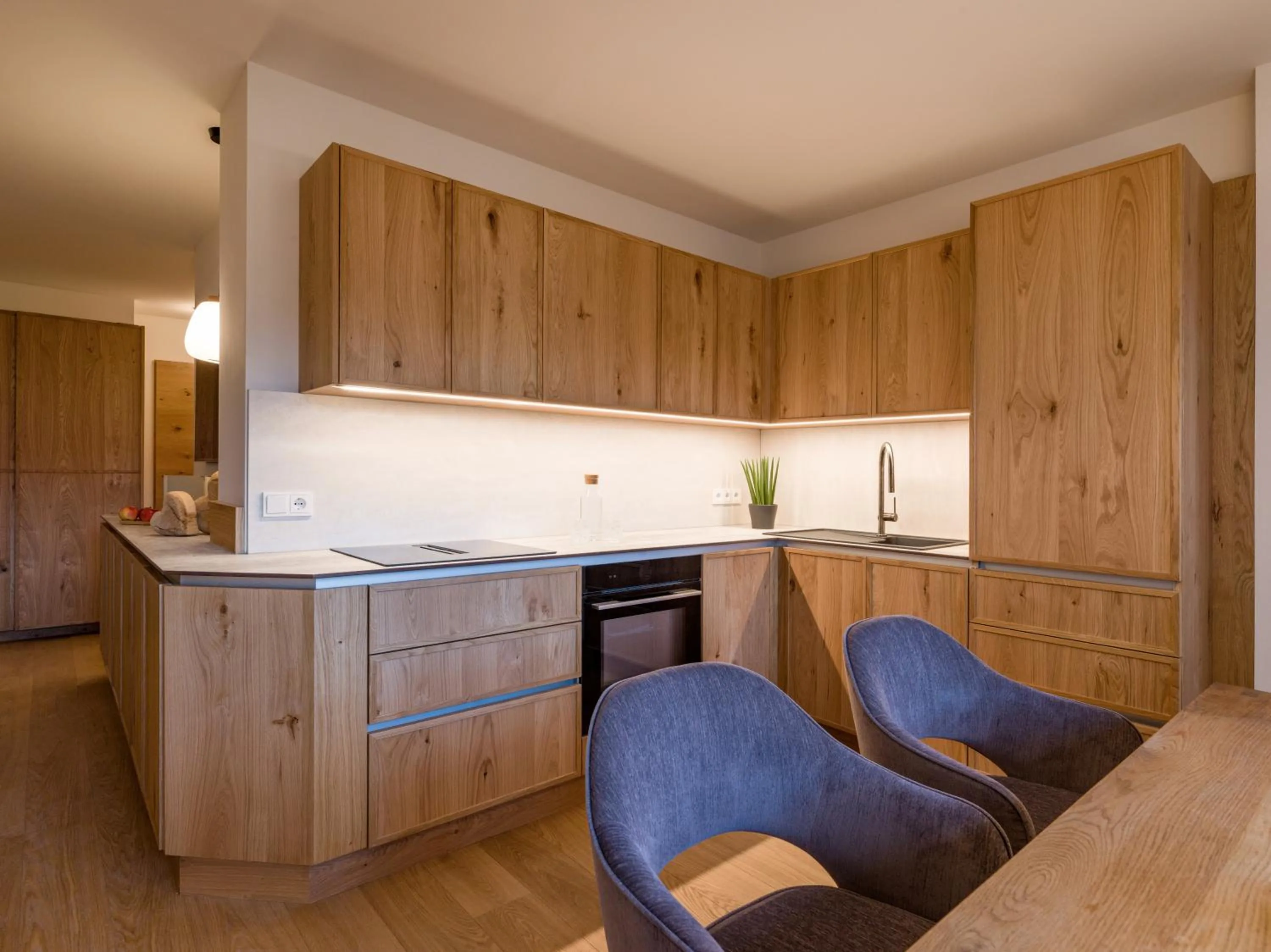 Kitchen or kitchenette in Hotel Sonnschein