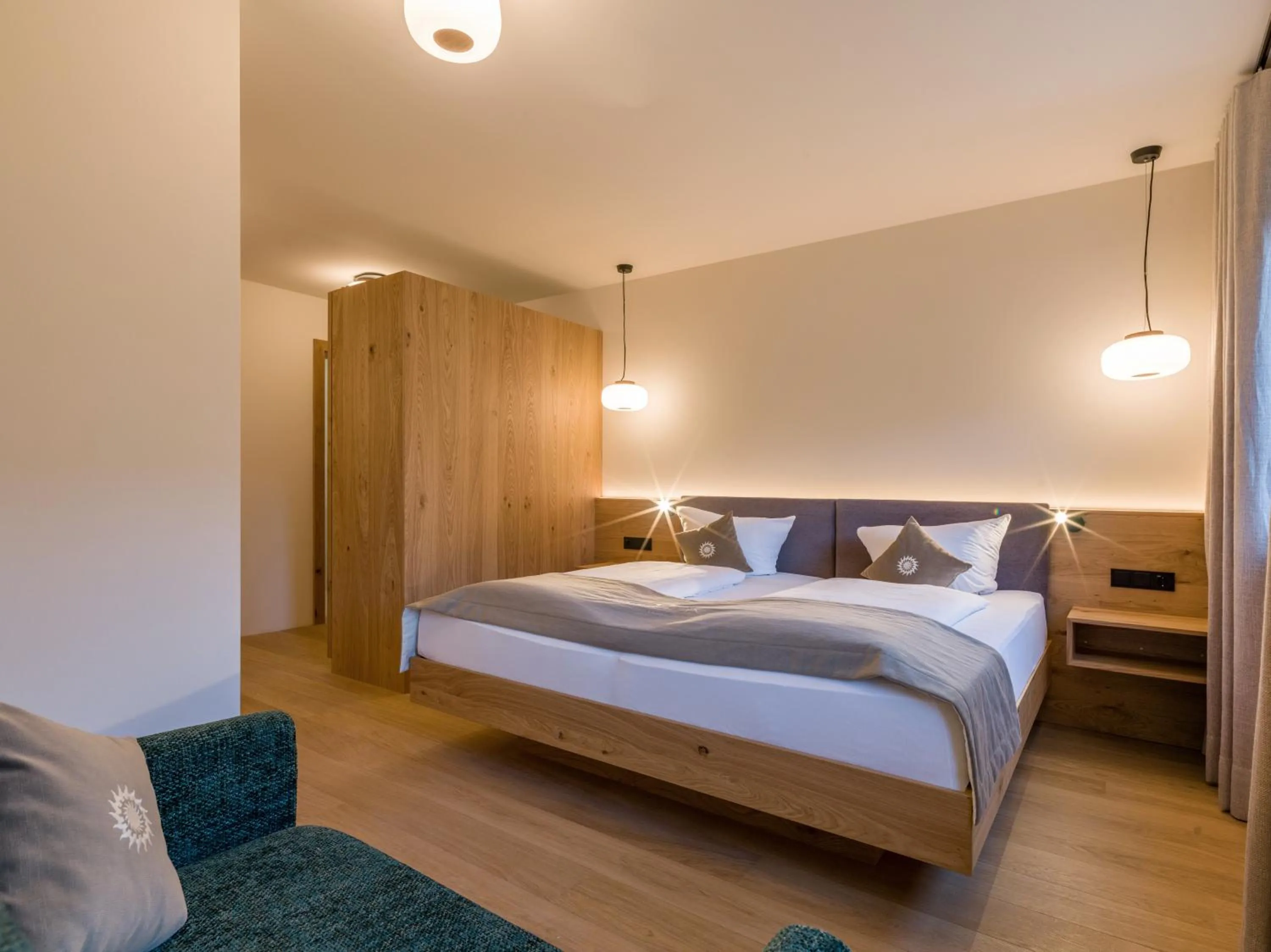 Bed in Hotel Sonnschein