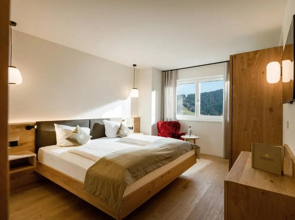 Bed in Hotel Sonnschein