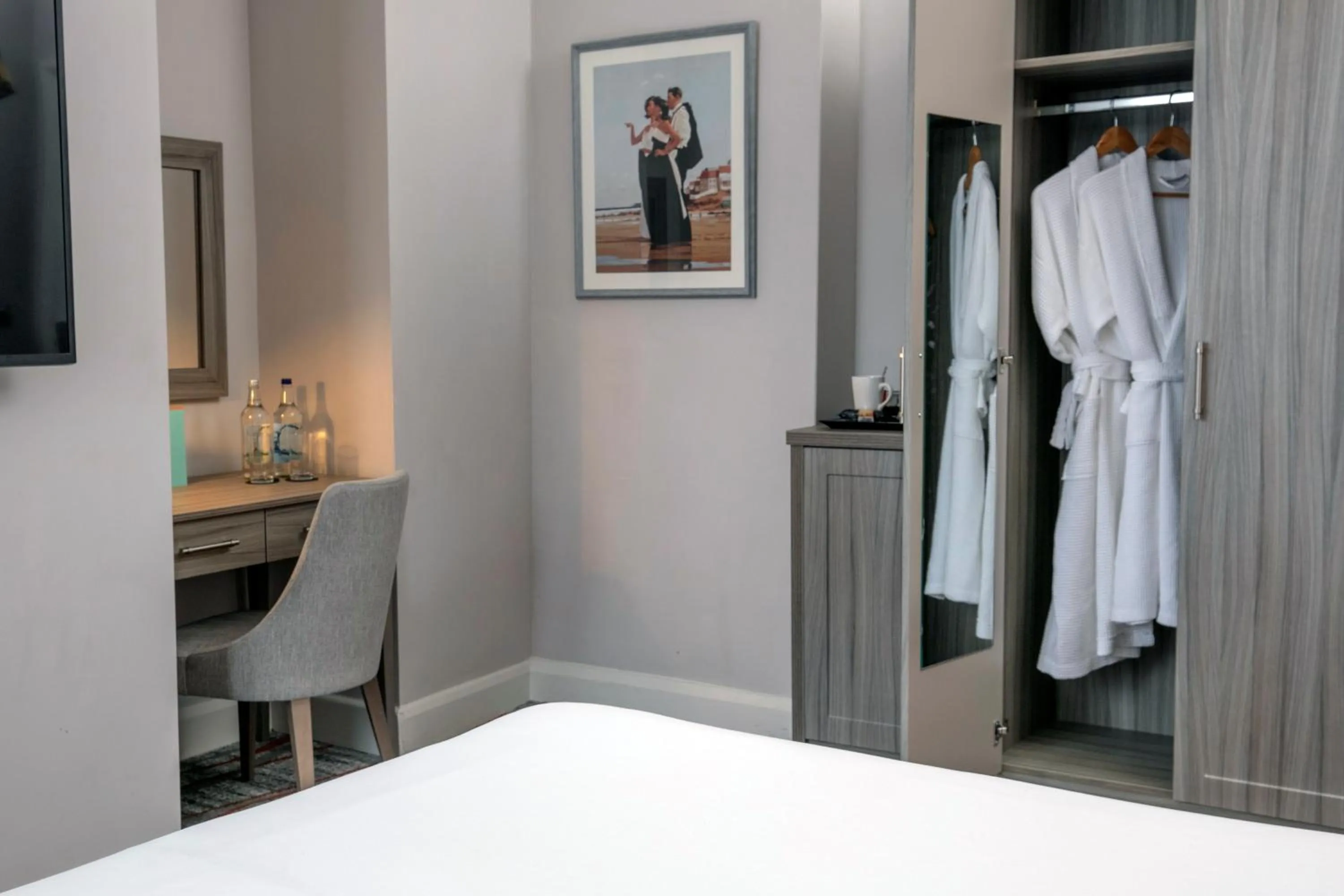 Bedroom, Bed in Bournemouth West Cliff Hotel & Spa