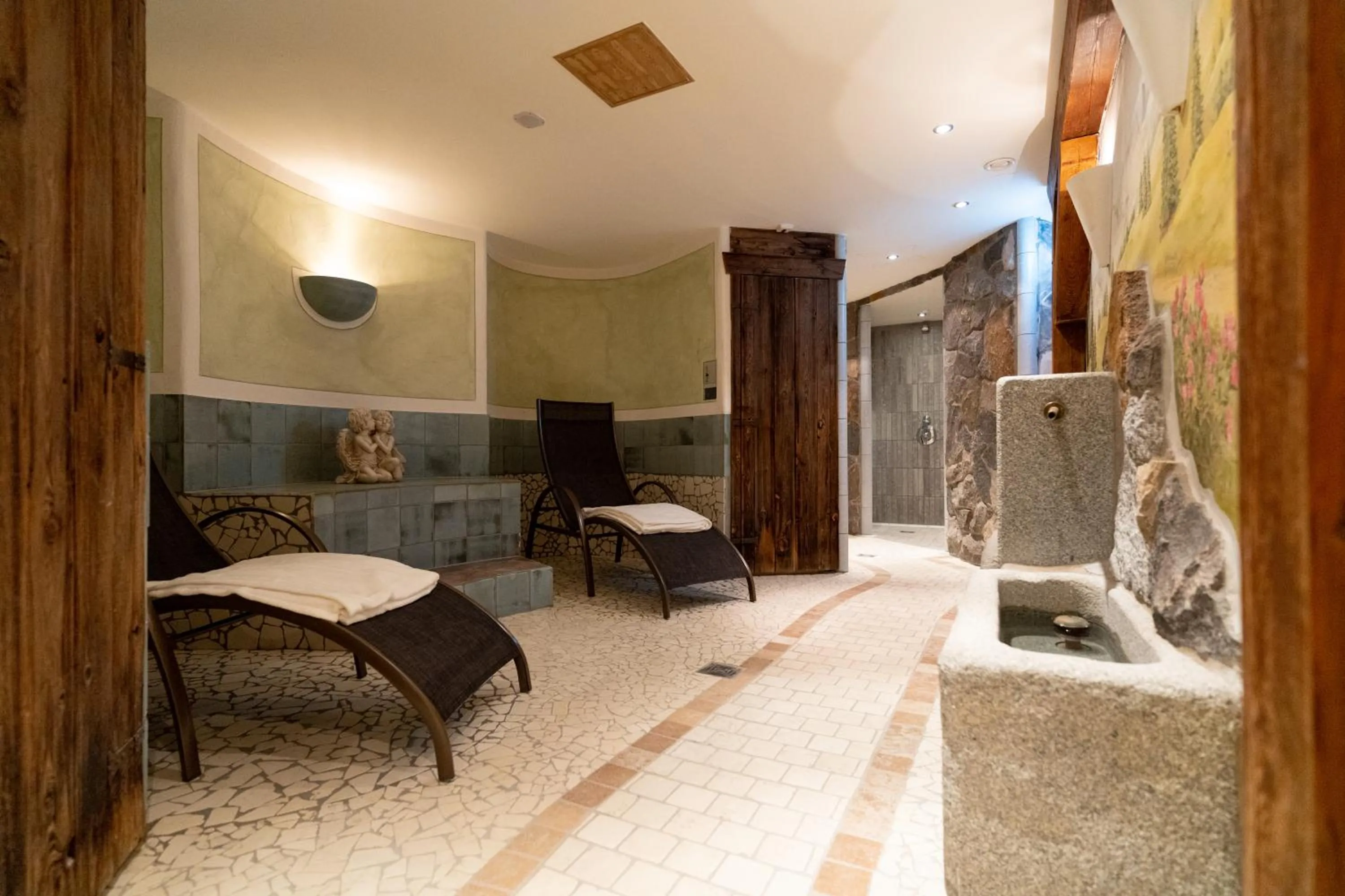 Sauna in Haller's Posthotel