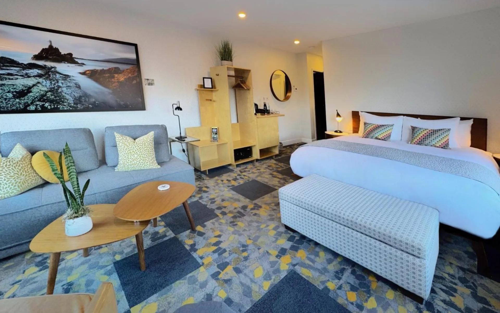 Bed in Artisan Suites on Bowen