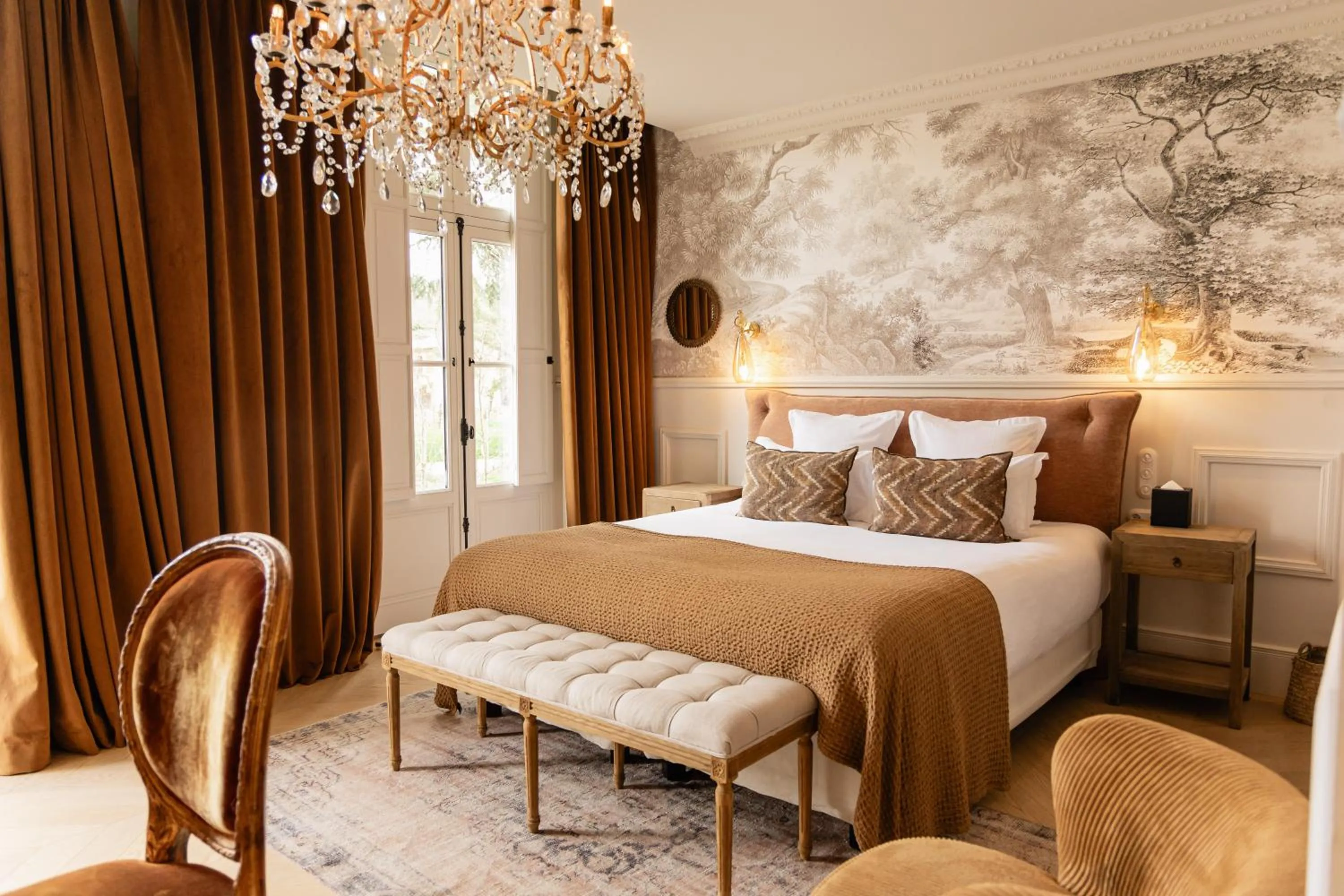 Bed in Château Léognan, Domaine viticole - proche Bordeaux