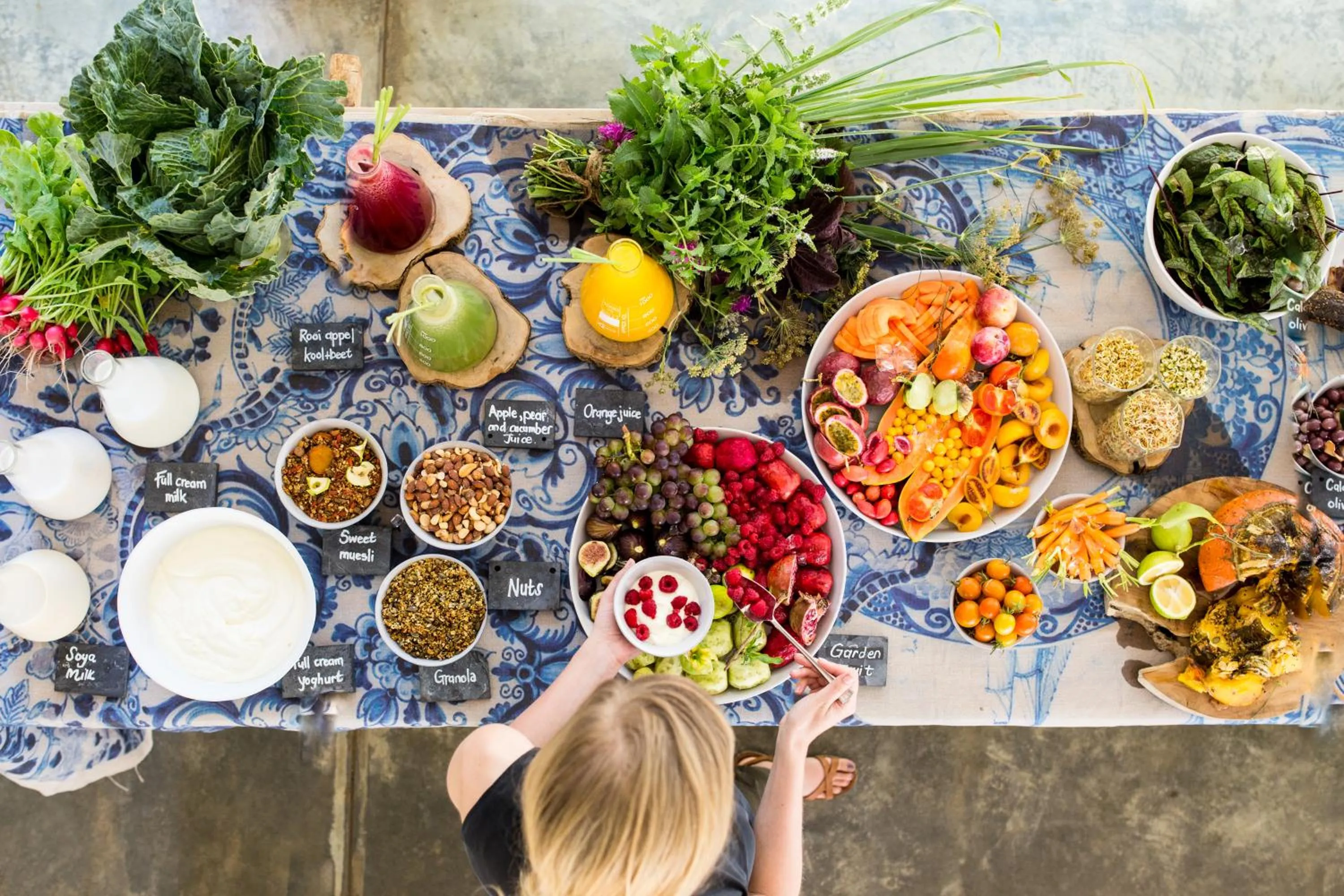 Breakfast in Babylonstoren