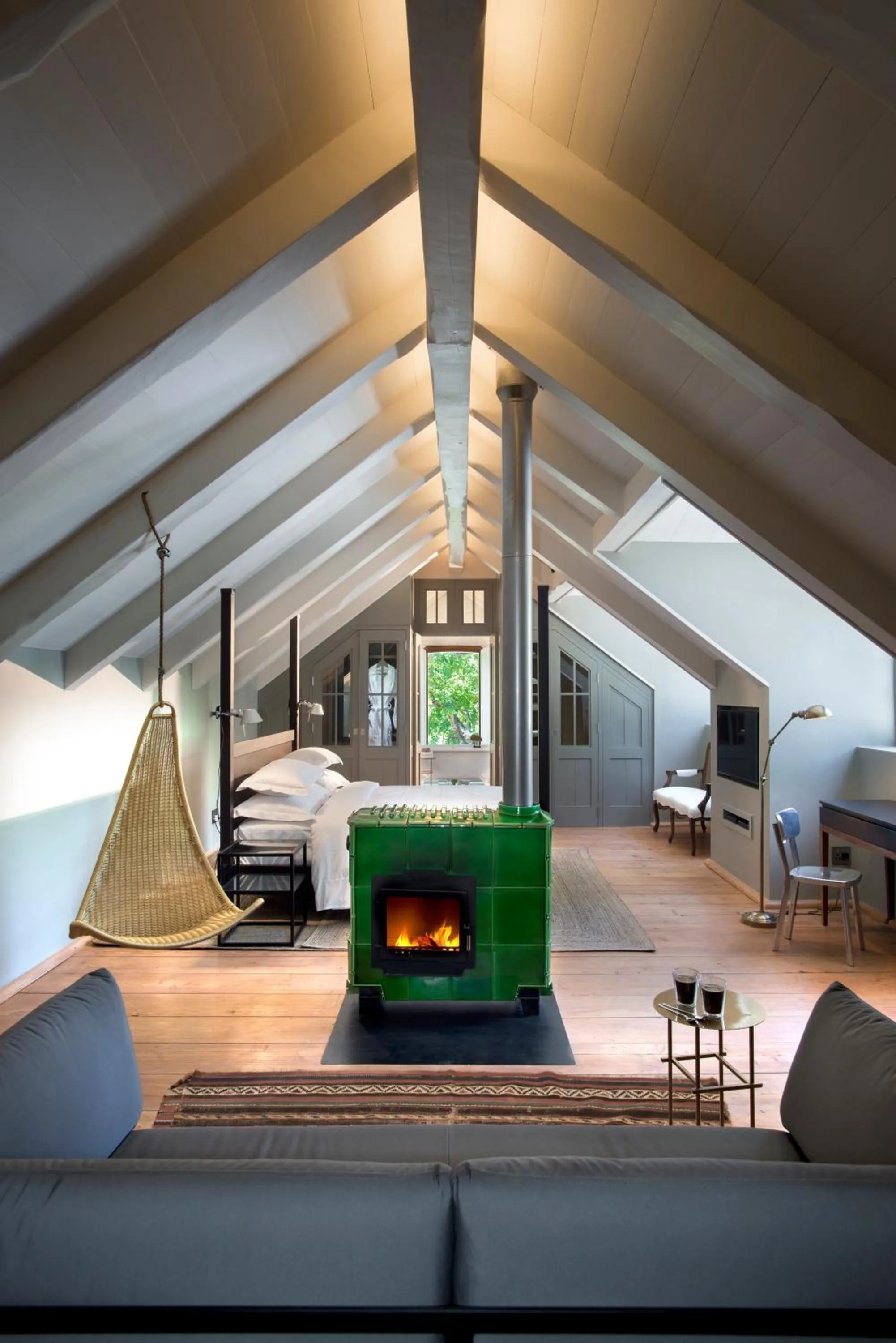 Photo of the whole room, Bed in Babylonstoren