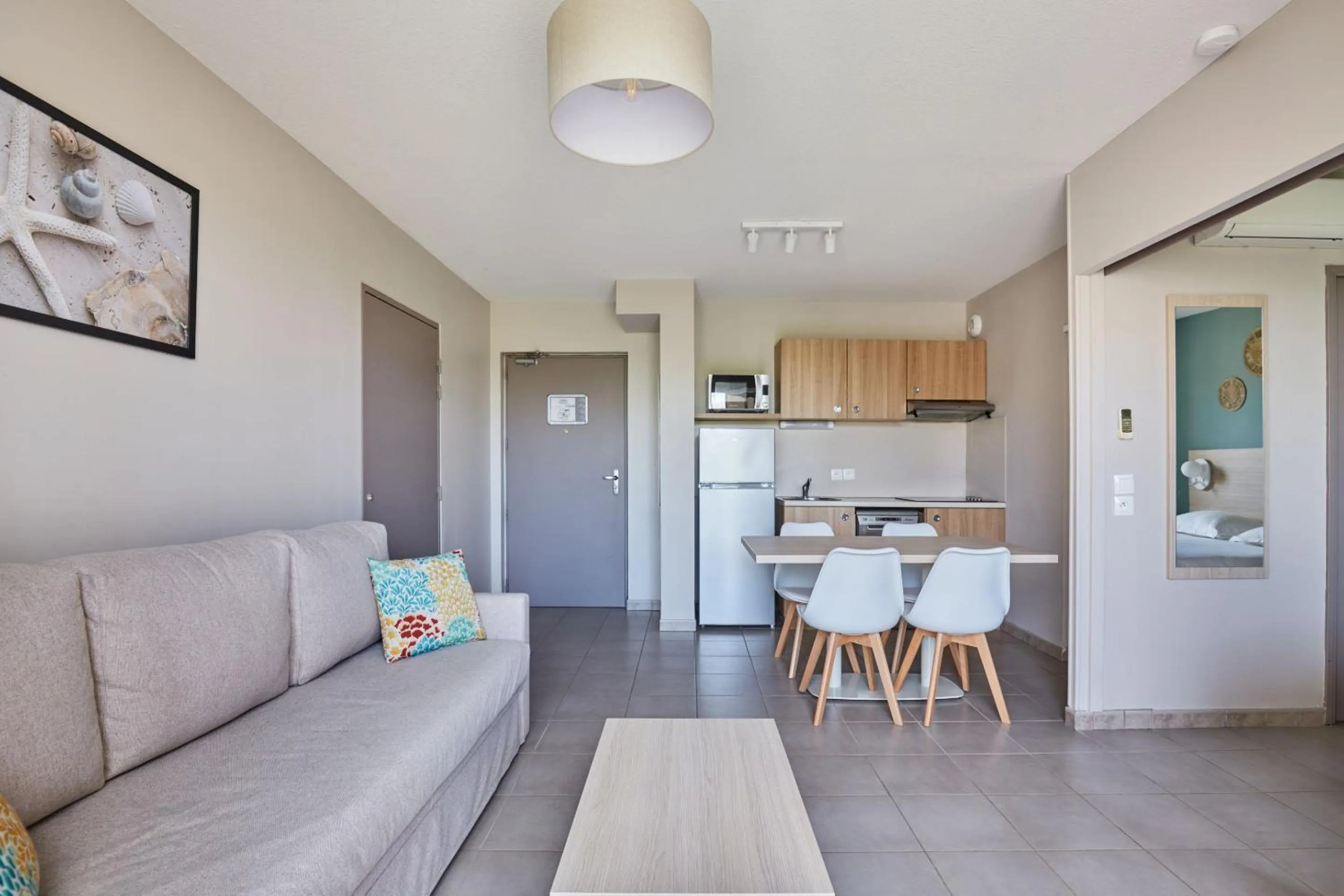 Seating area in Résidence Odalys Les Océanides