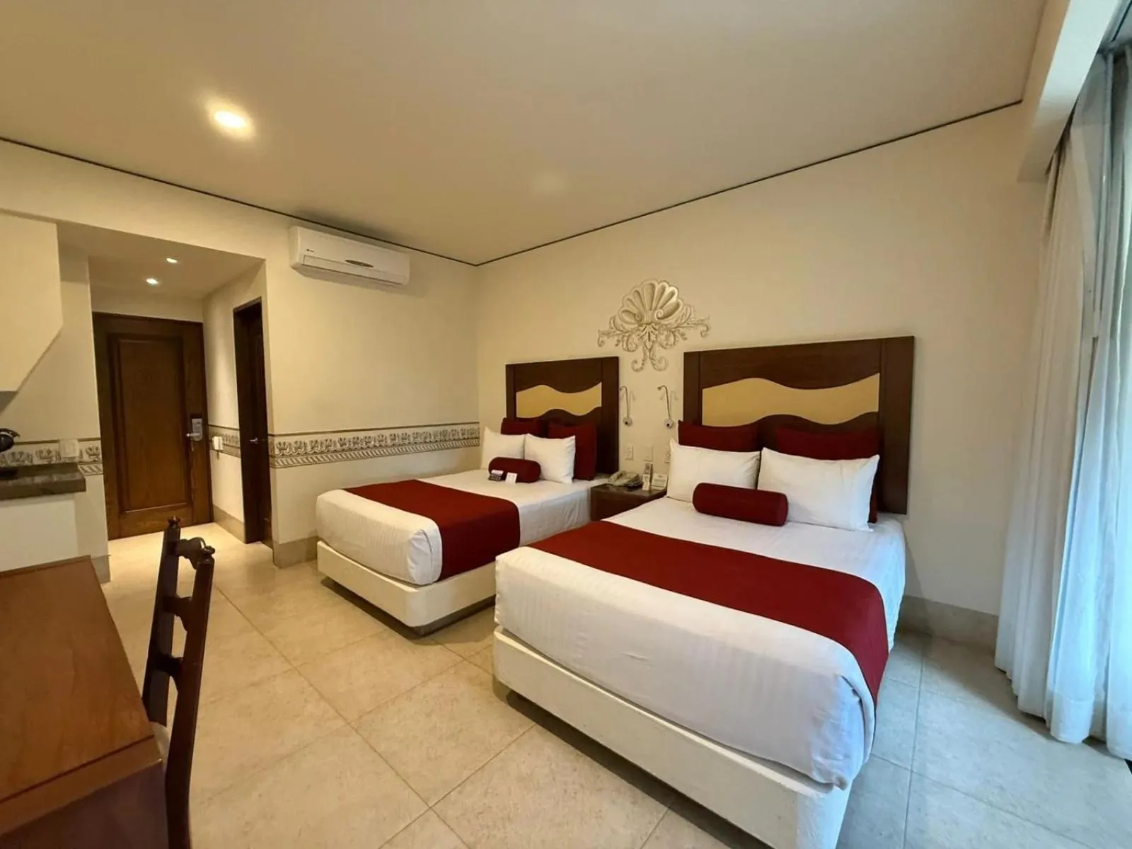 Bed in Hosteria Las Quintas Hotel Restaurante Bar