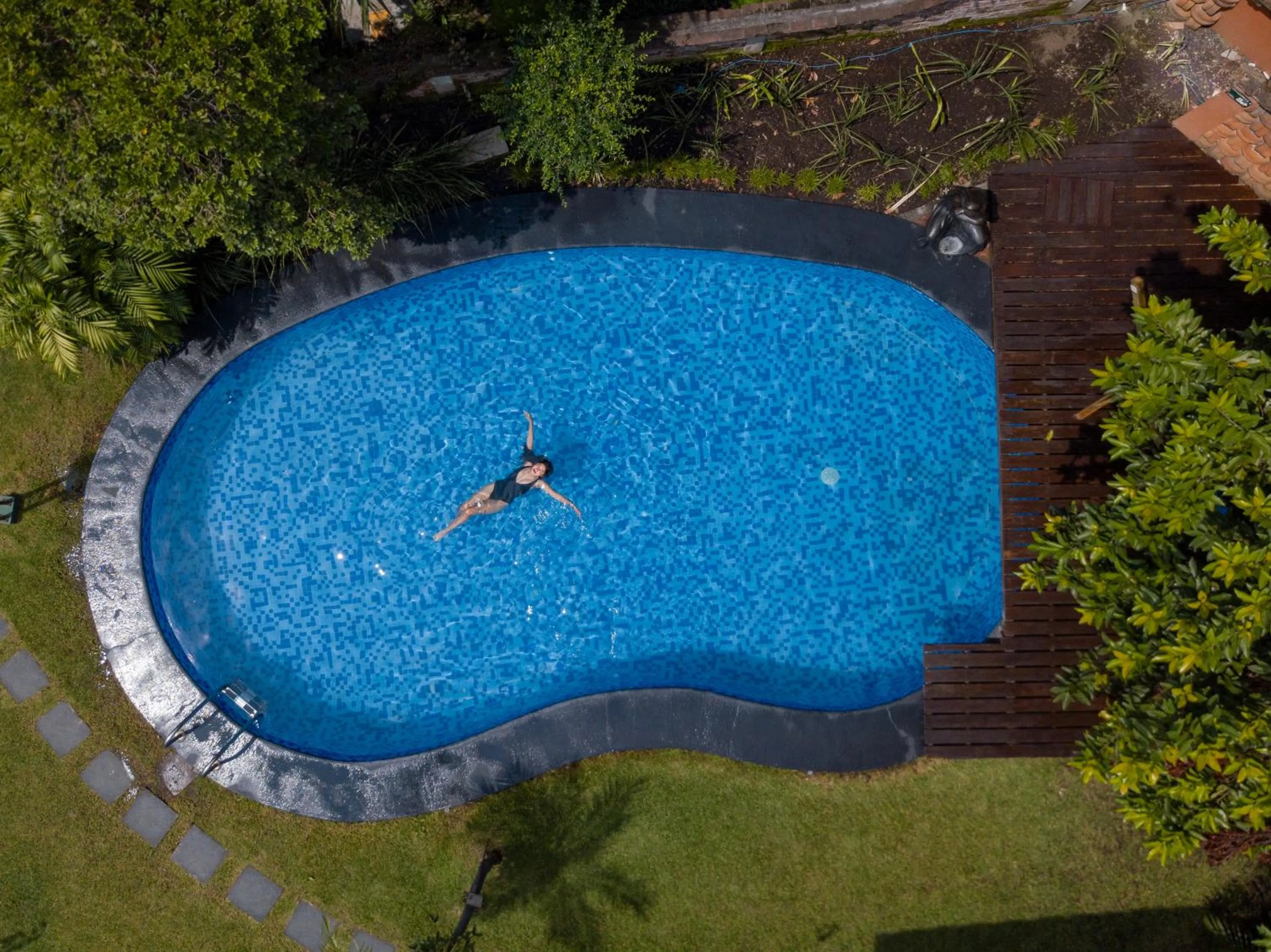 Pool view in Hosteria Las Quintas Hotel Restaurante Bar