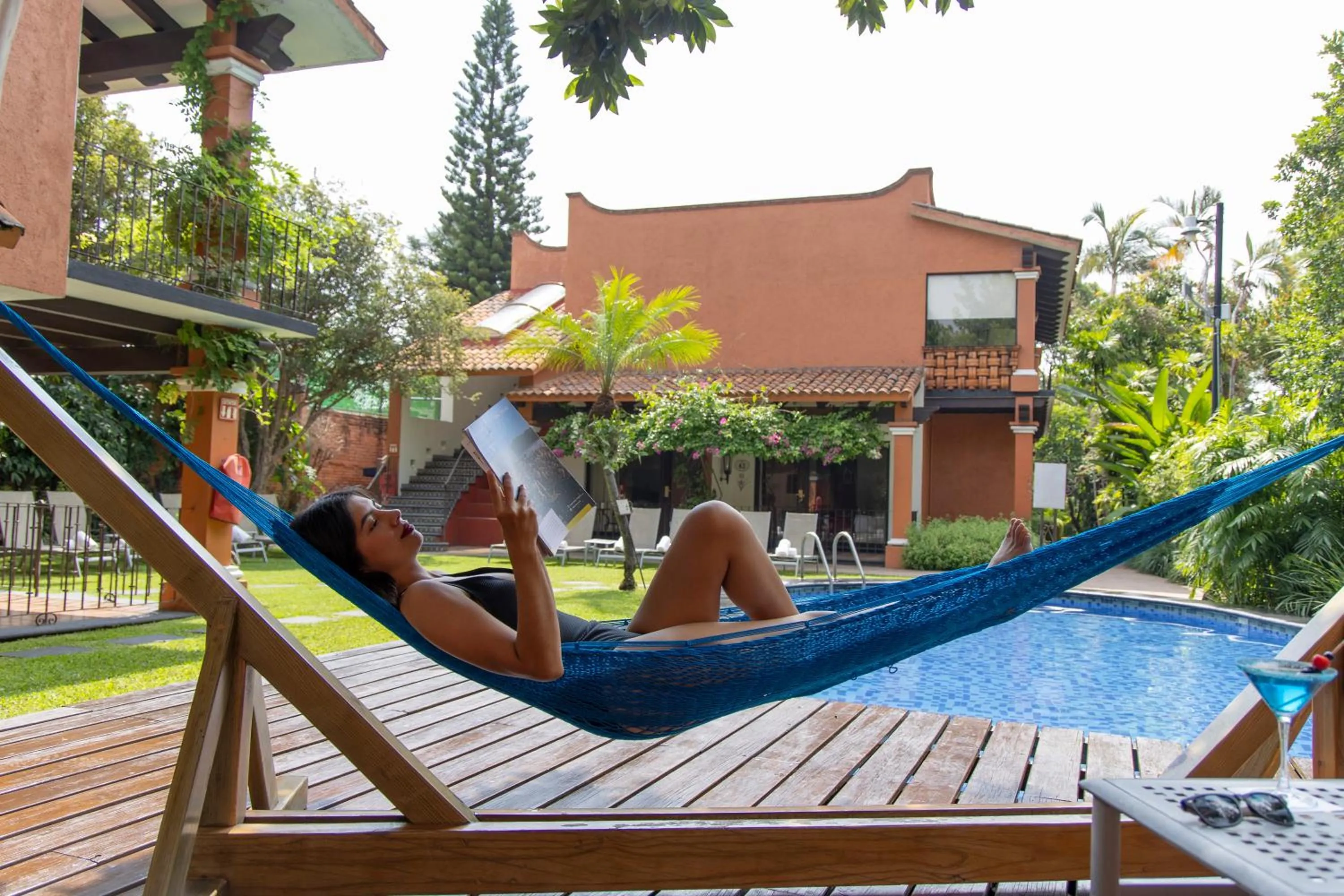 Patio in Hosteria Las Quintas Hotel Restaurante Bar
