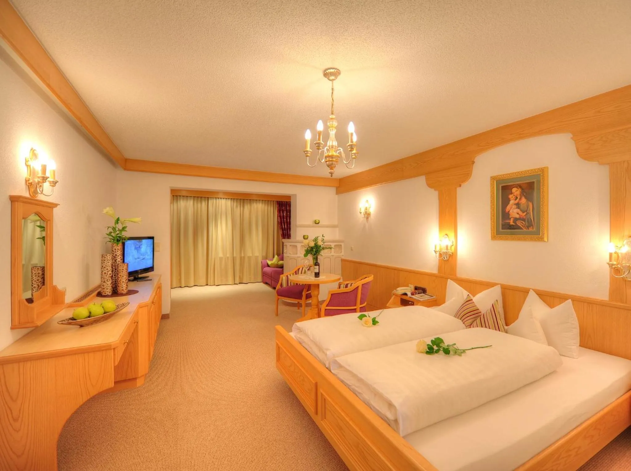 Bedroom, Bed in Hotel Verwall