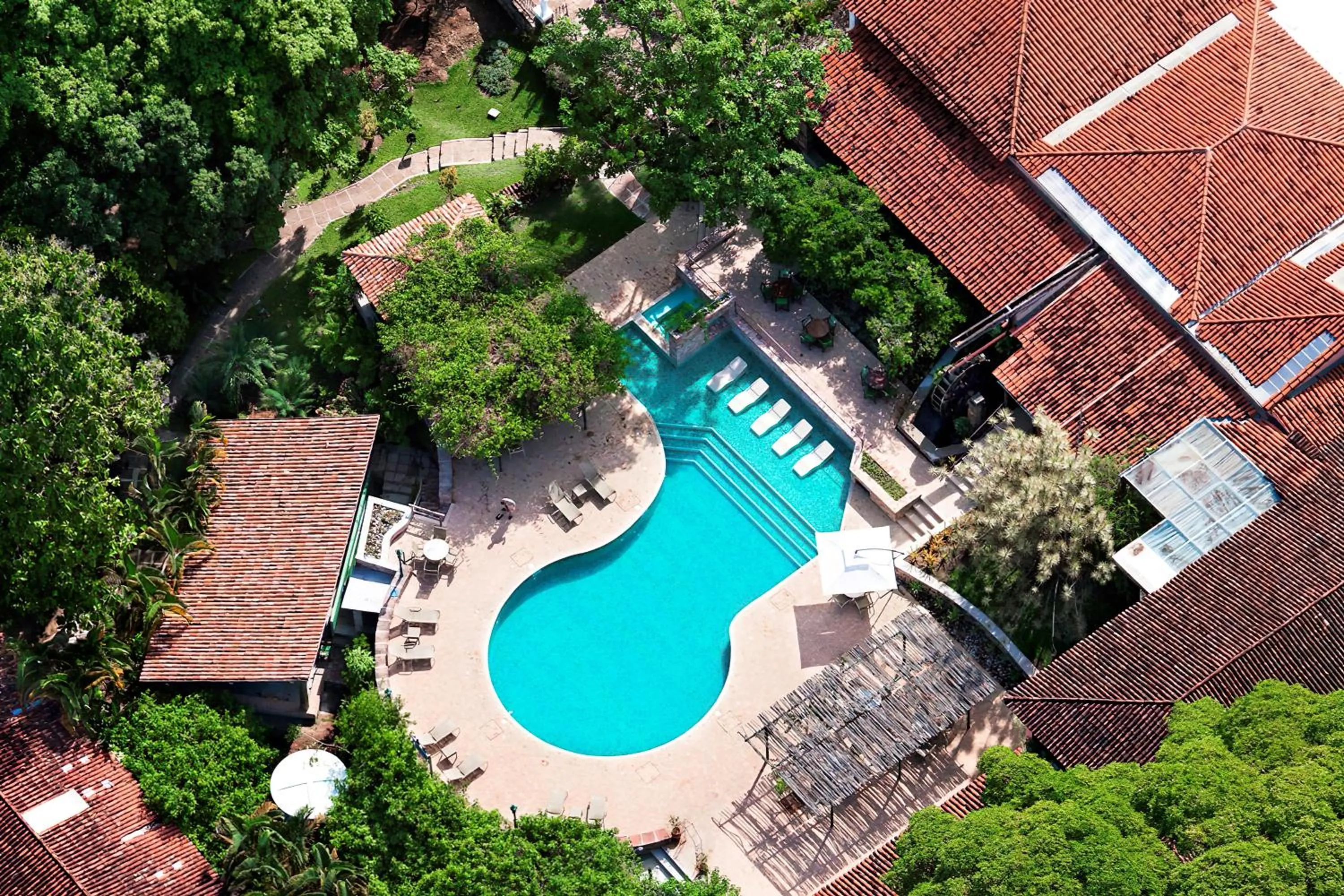 Bird's eye view in Hotel de Lençois