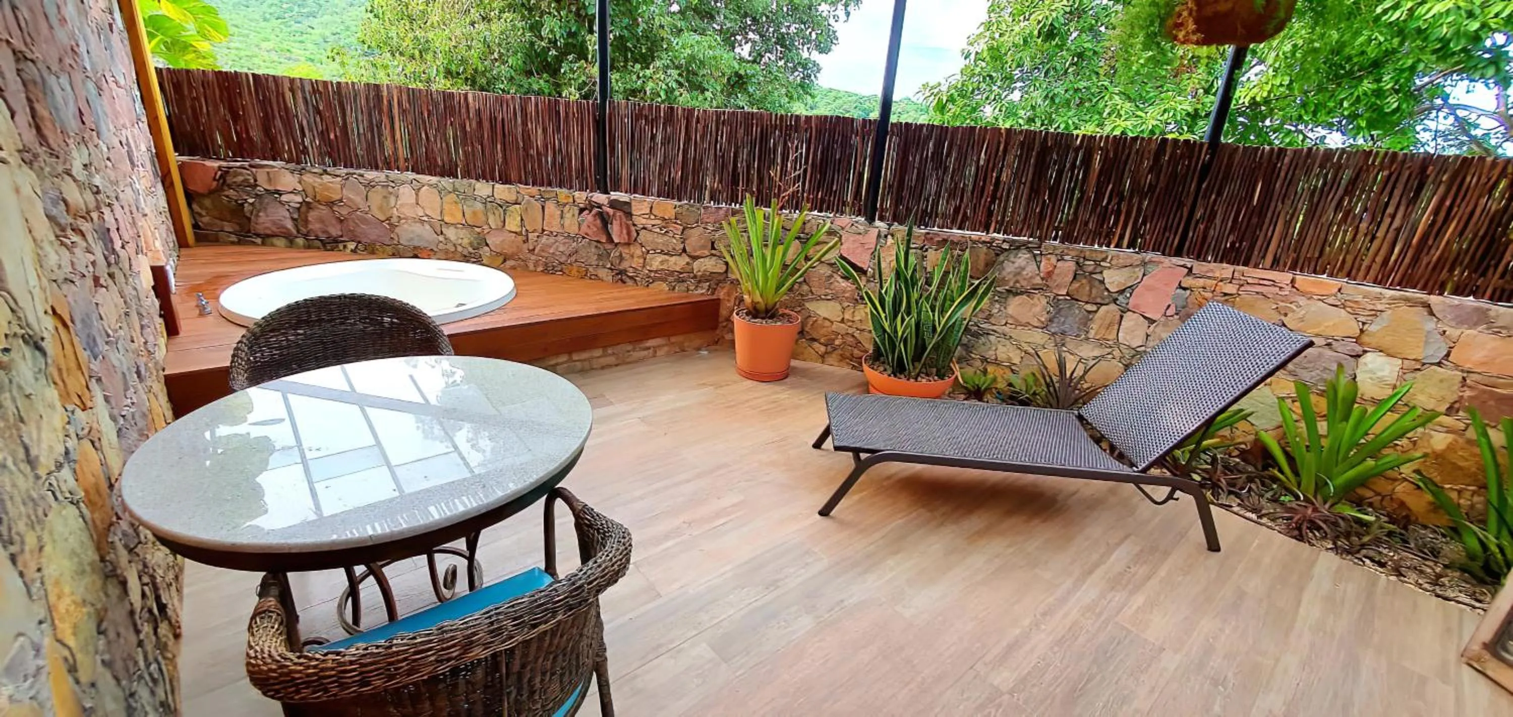 Patio in Hotel de Lençois