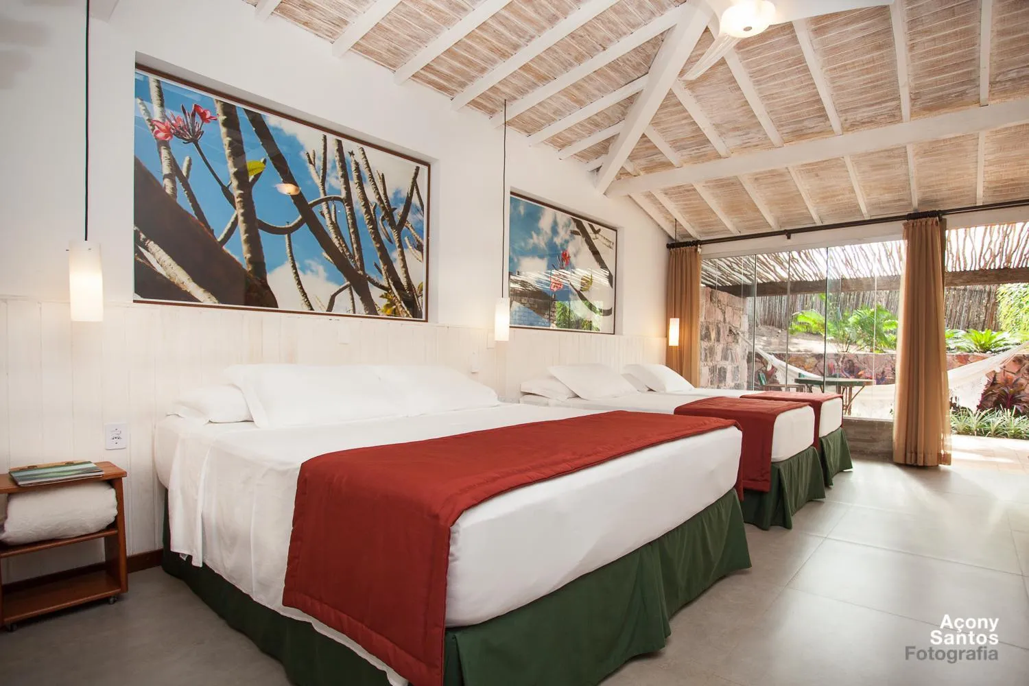 Bed in Hotel de Lençois