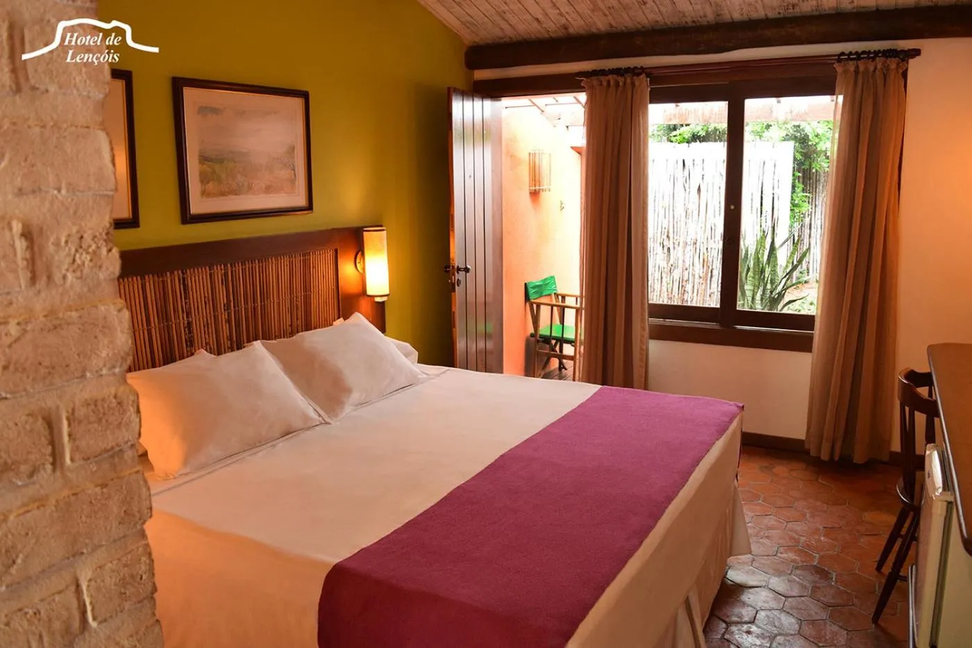 Bed in Hotel de Lençois