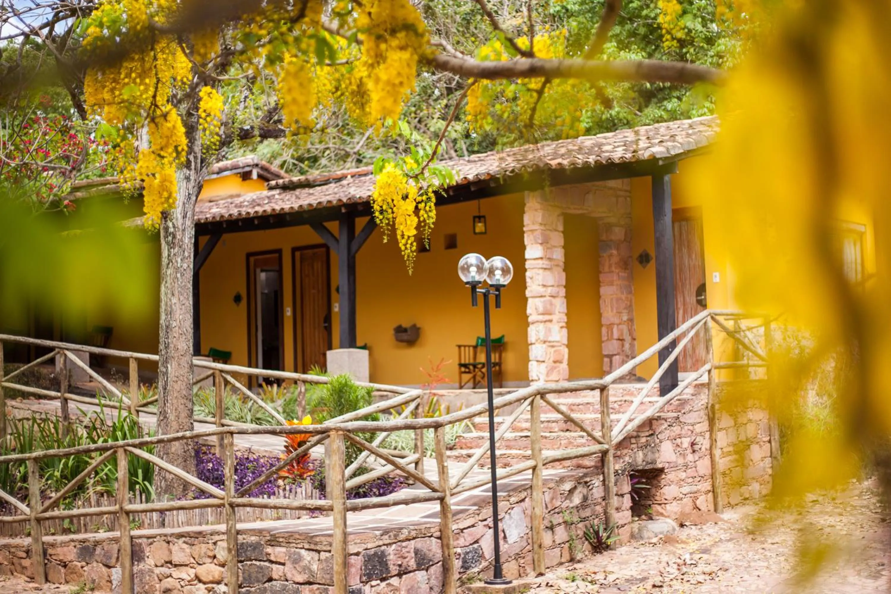 Garden in Hotel de Lençois