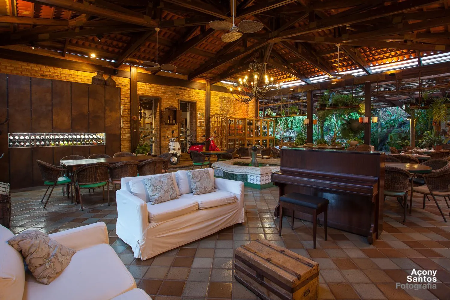 Seating area in Hotel de Lençois