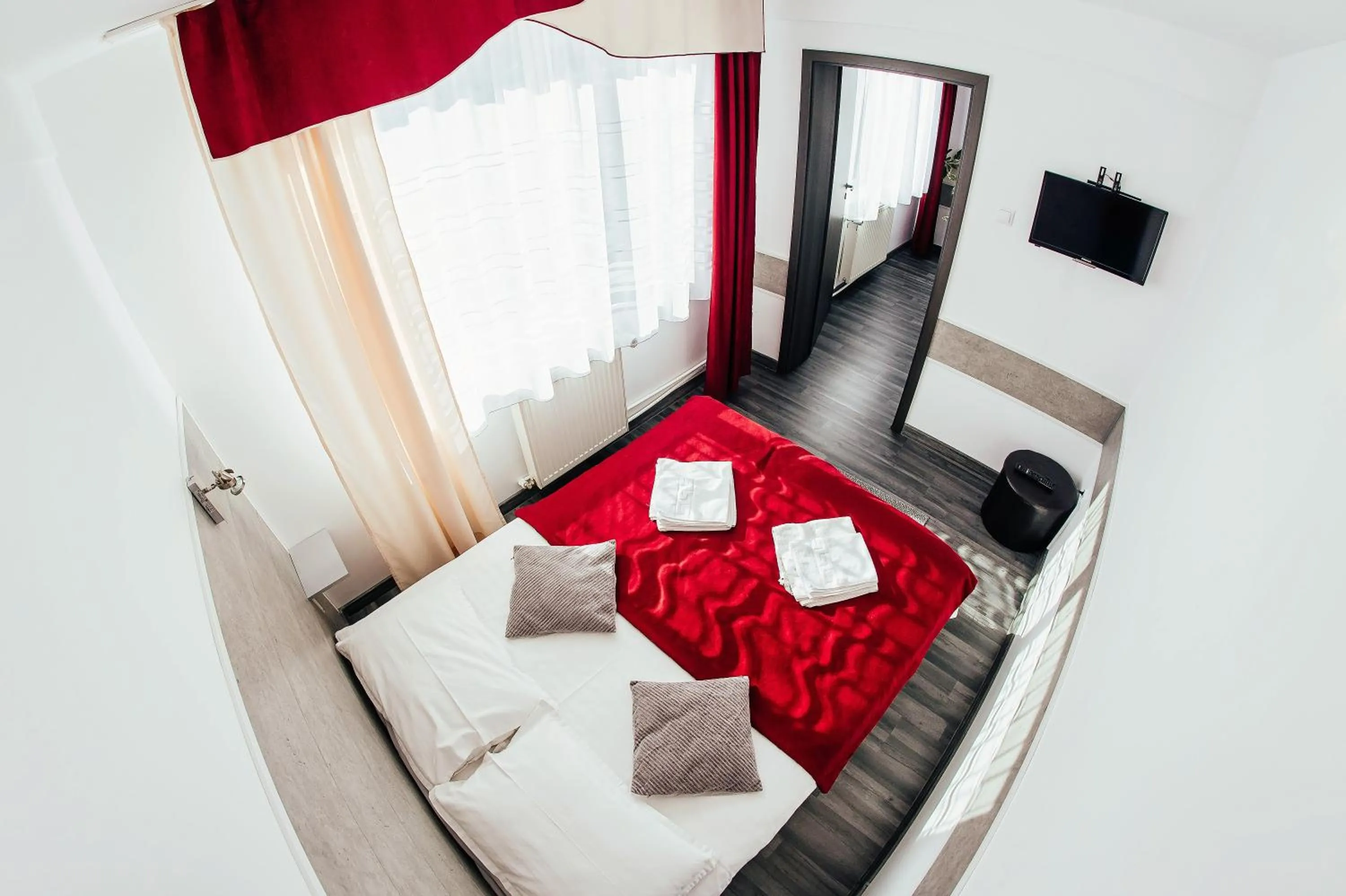 Bedroom, Bed in Hotel Simeria