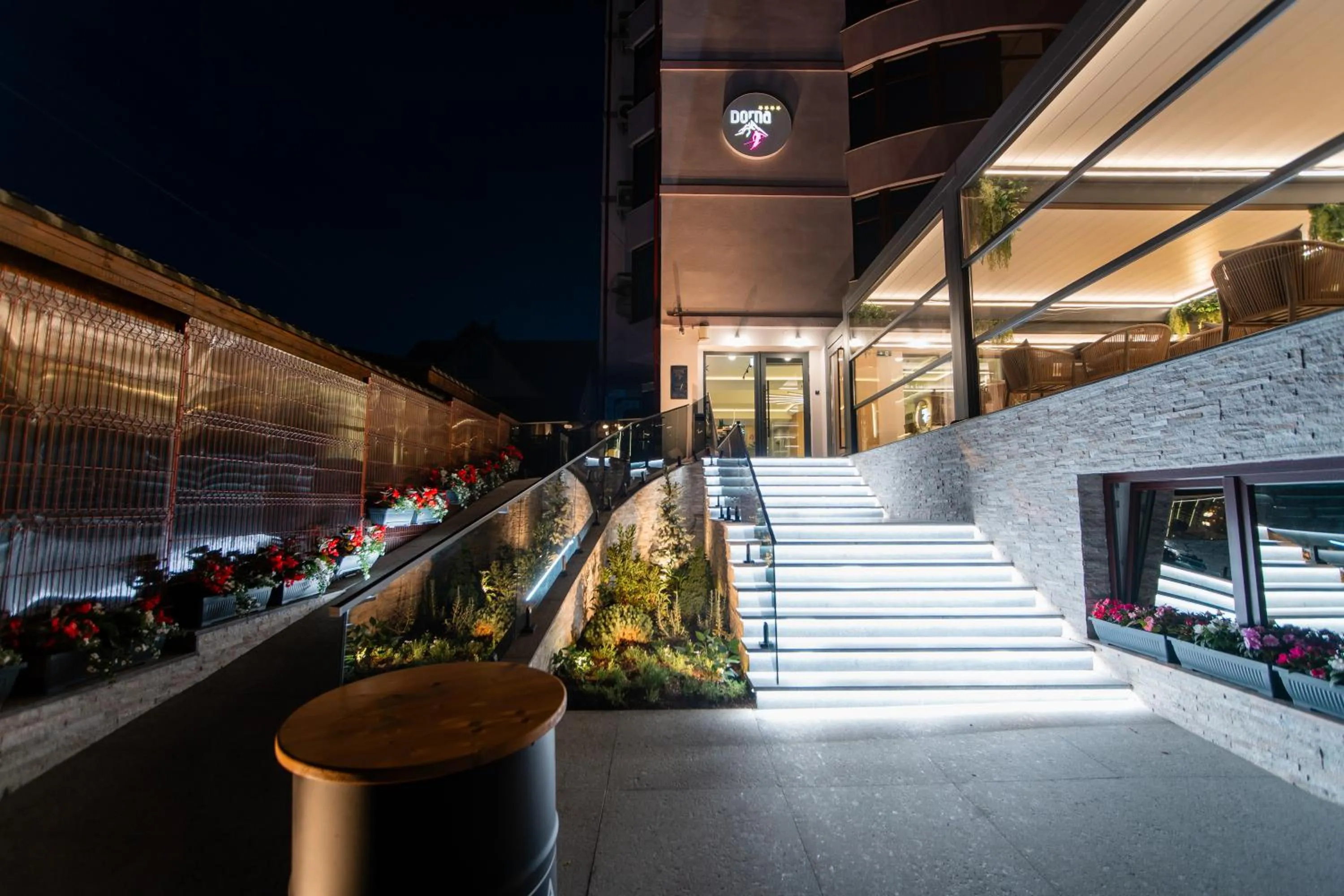 Facade/entrance in Hotel Dorna