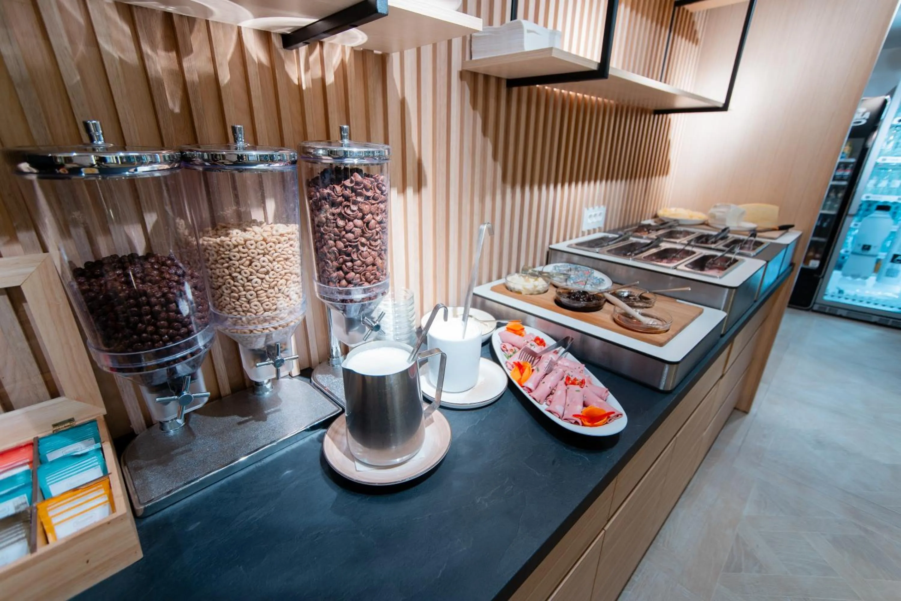 Buffet breakfast in Hotel Dorna