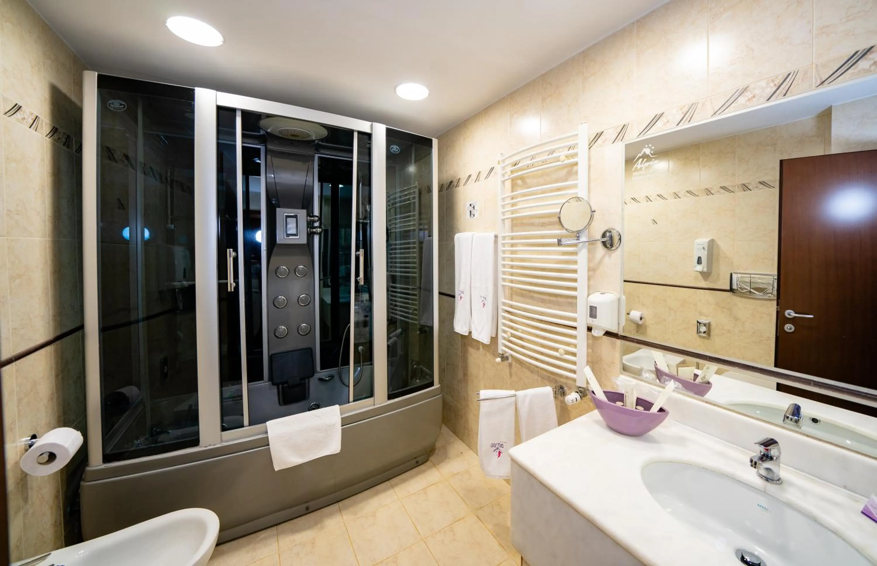 Bathroom in Hotel Dorna