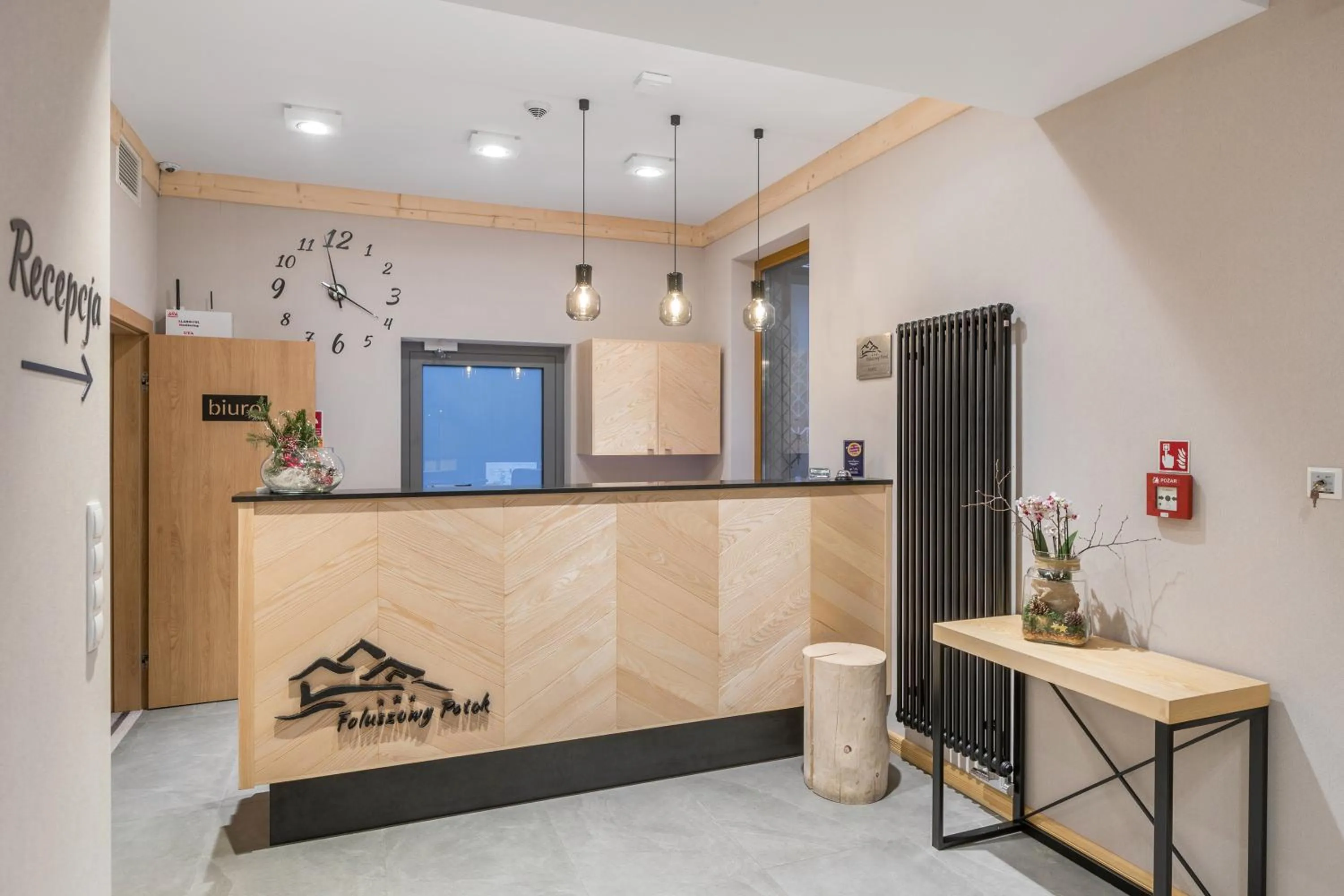 Lobby or reception in Hotel Foluszowy Potok