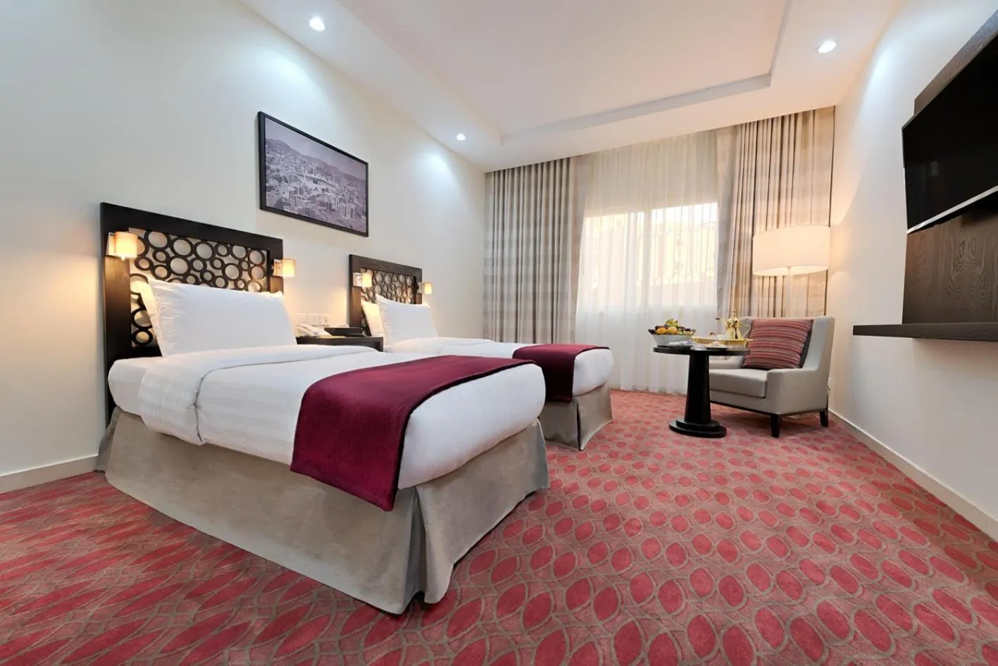 Bed in Al Joud Hotel Makkah