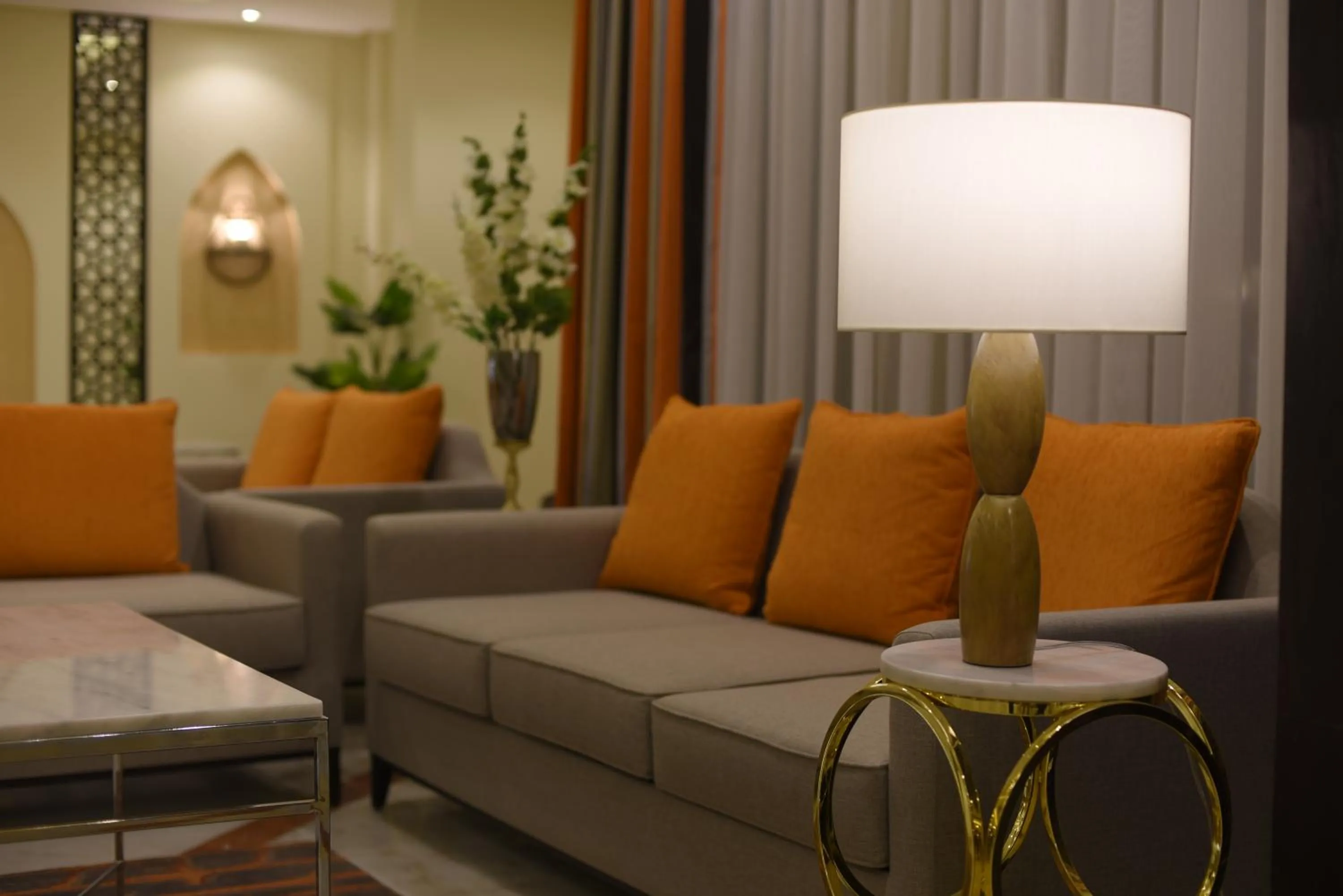 Seating area in Al Joud Hotel Makkah