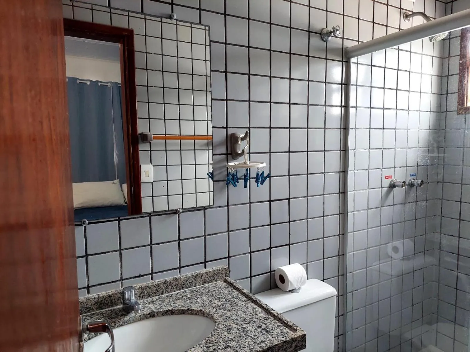 Bathroom in Pousada Lua Azul