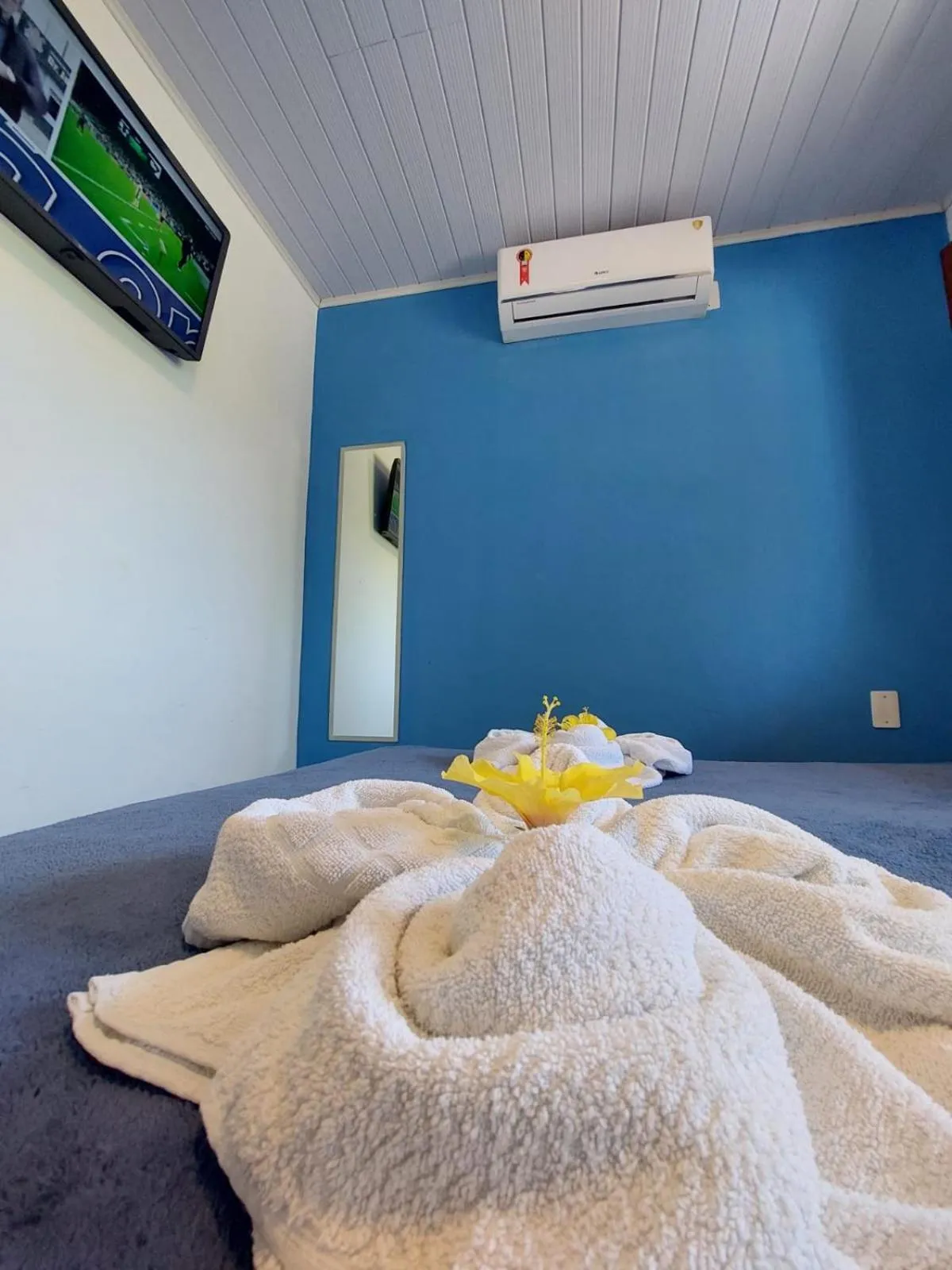 Bedroom, Bed in Pousada Lua Azul