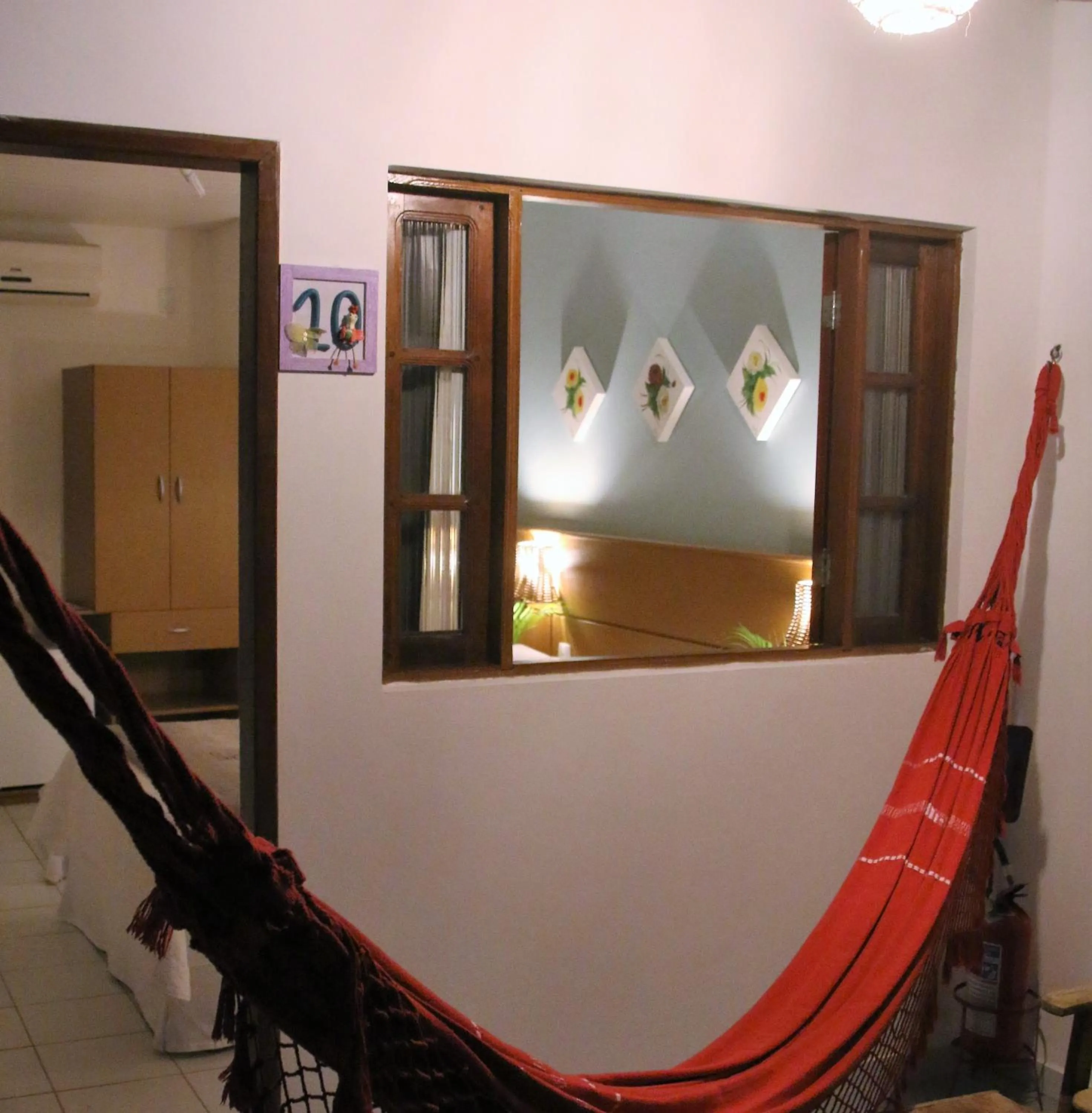 Decorative detail in Pousada Lua Azul