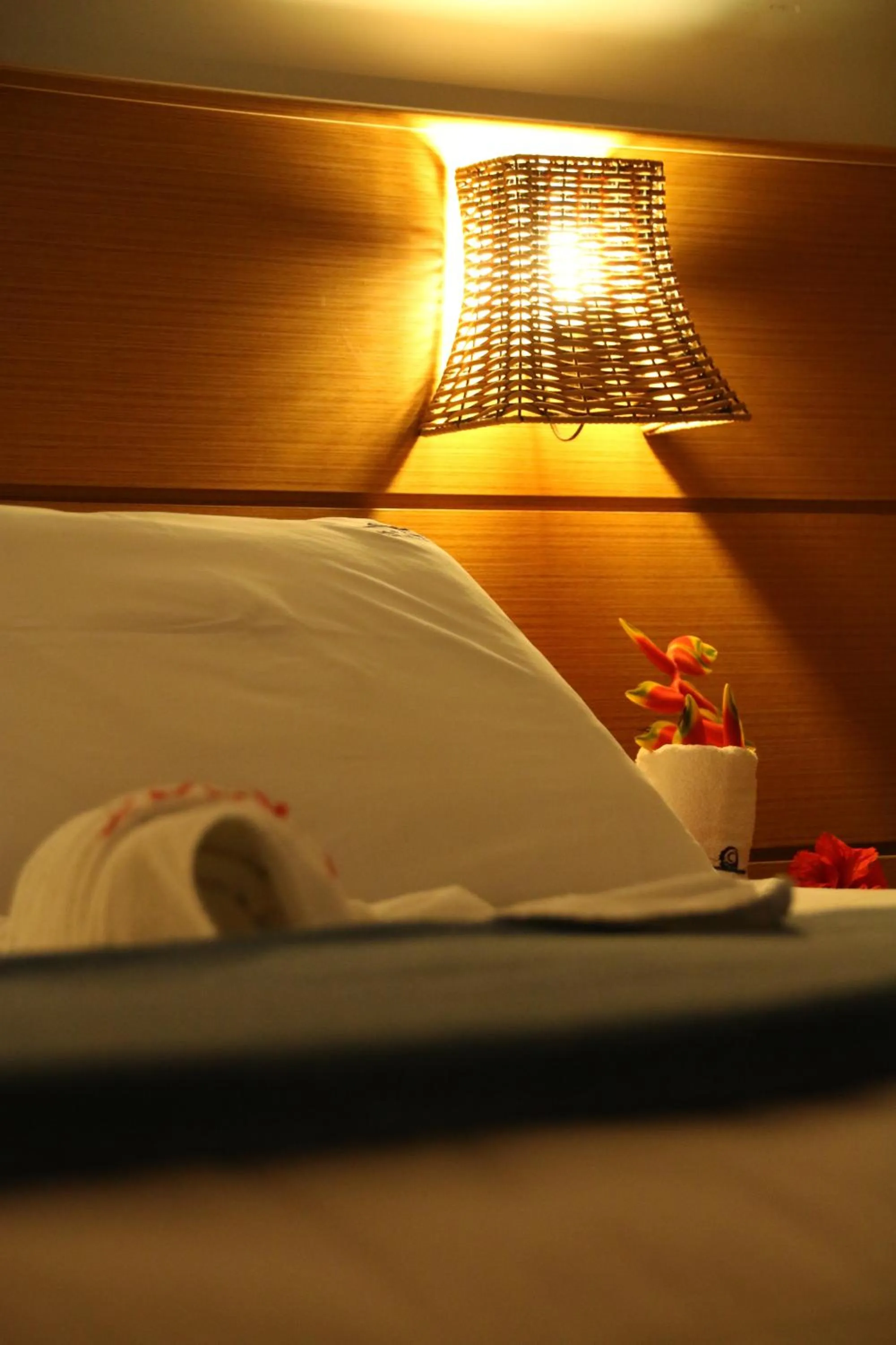 Decorative detail, Bed in Pousada Lua Azul