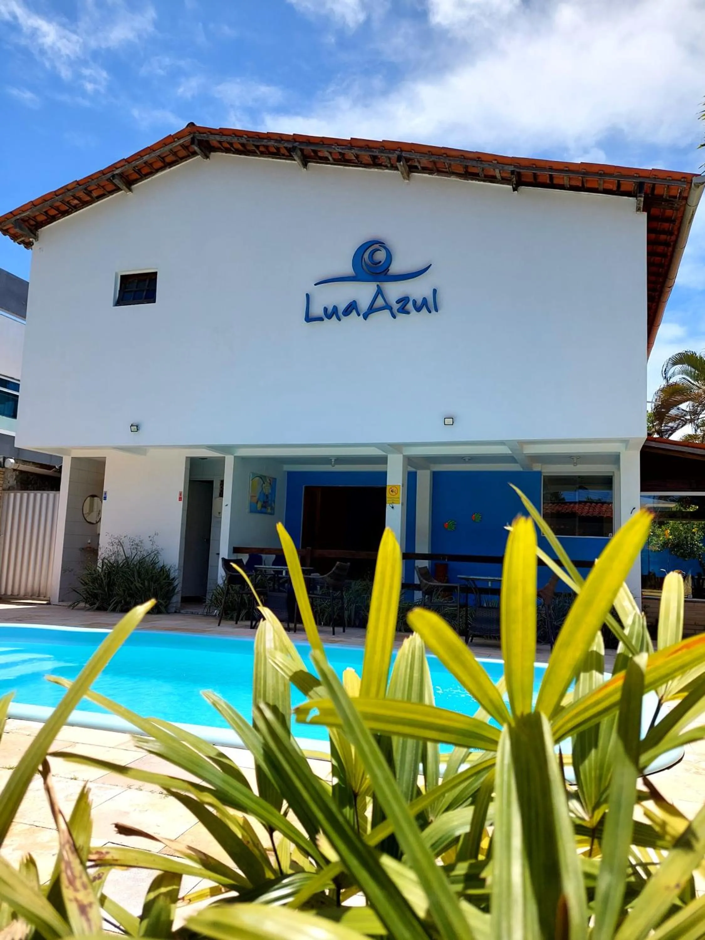 Swimming pool in Pousada Lua Azul