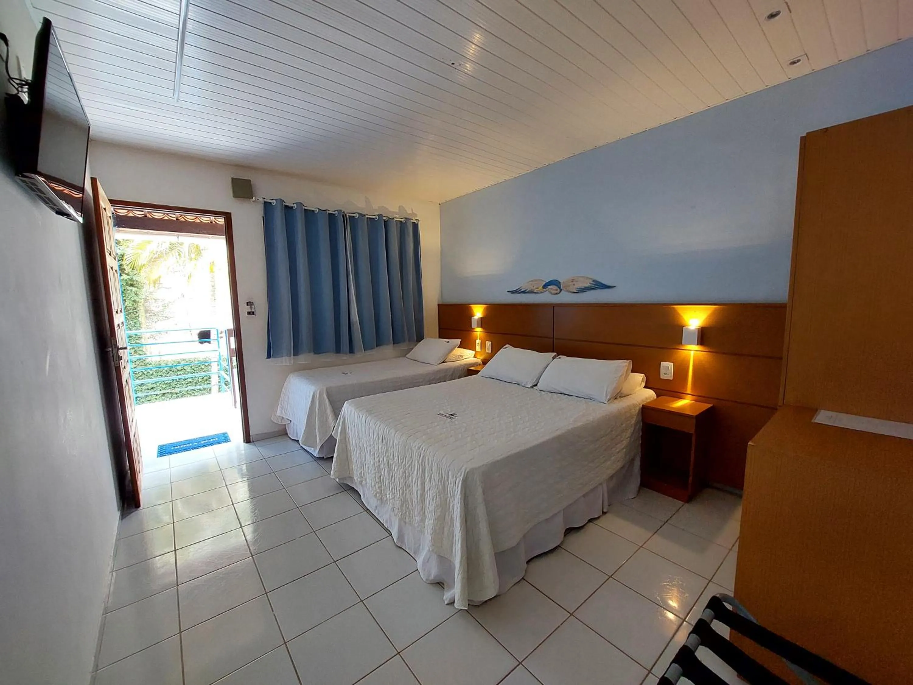 Bedroom, Bed in Pousada Lua Azul