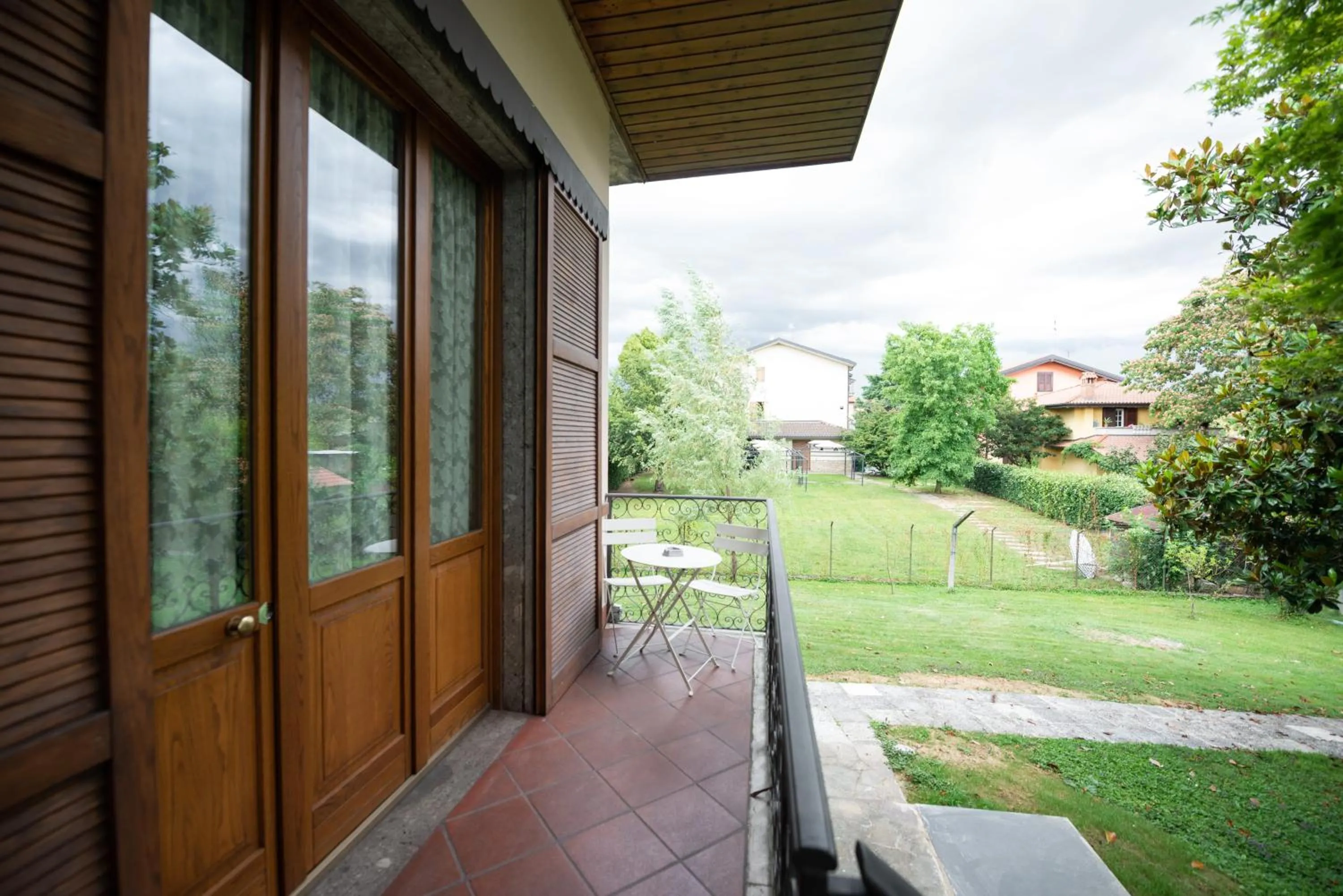 Garden view in B&B Family First