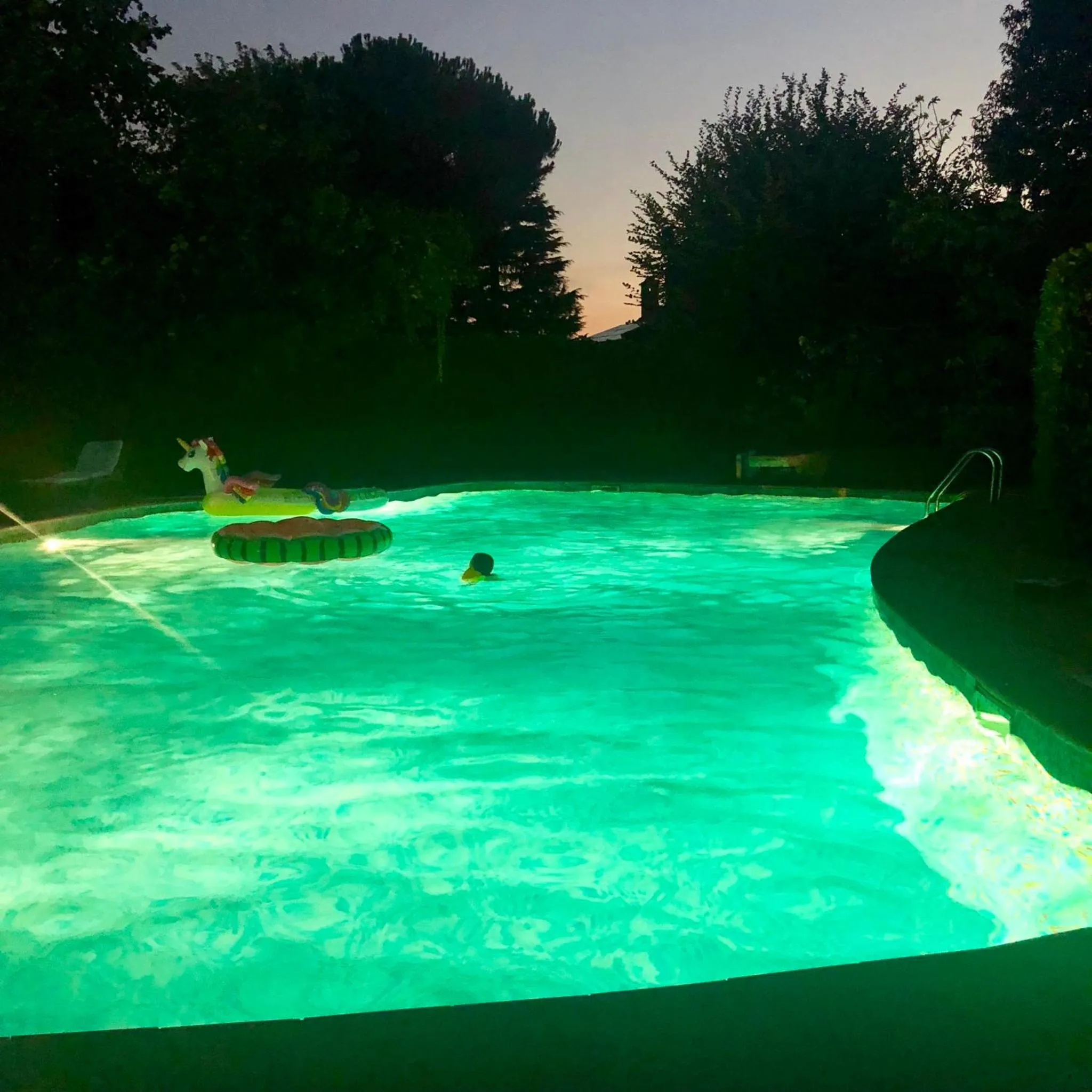 Pool view in B&B Family First