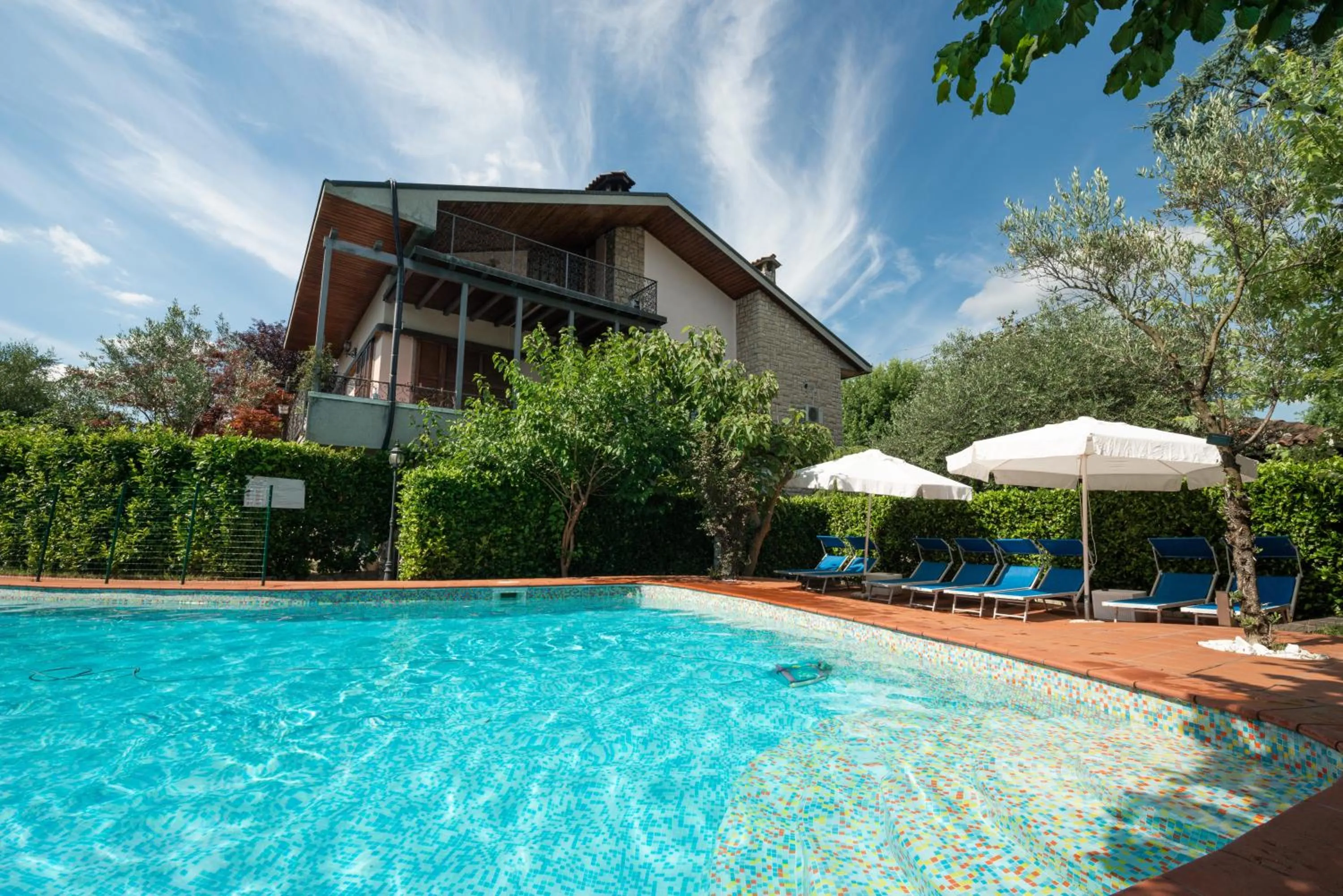 Swimming pool in B&B Family First