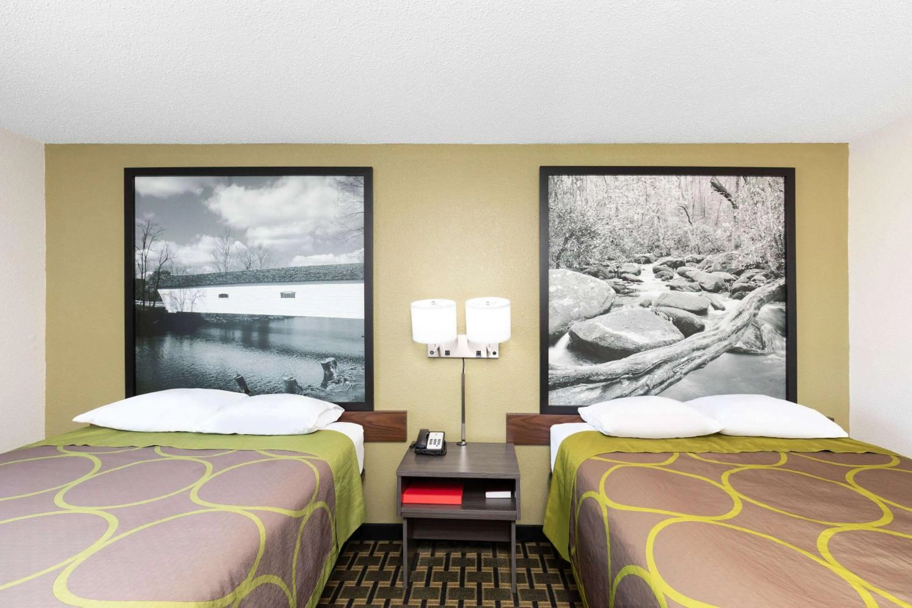 Photo of the whole room, Bed in Super 8 by Wyndham Johnson City