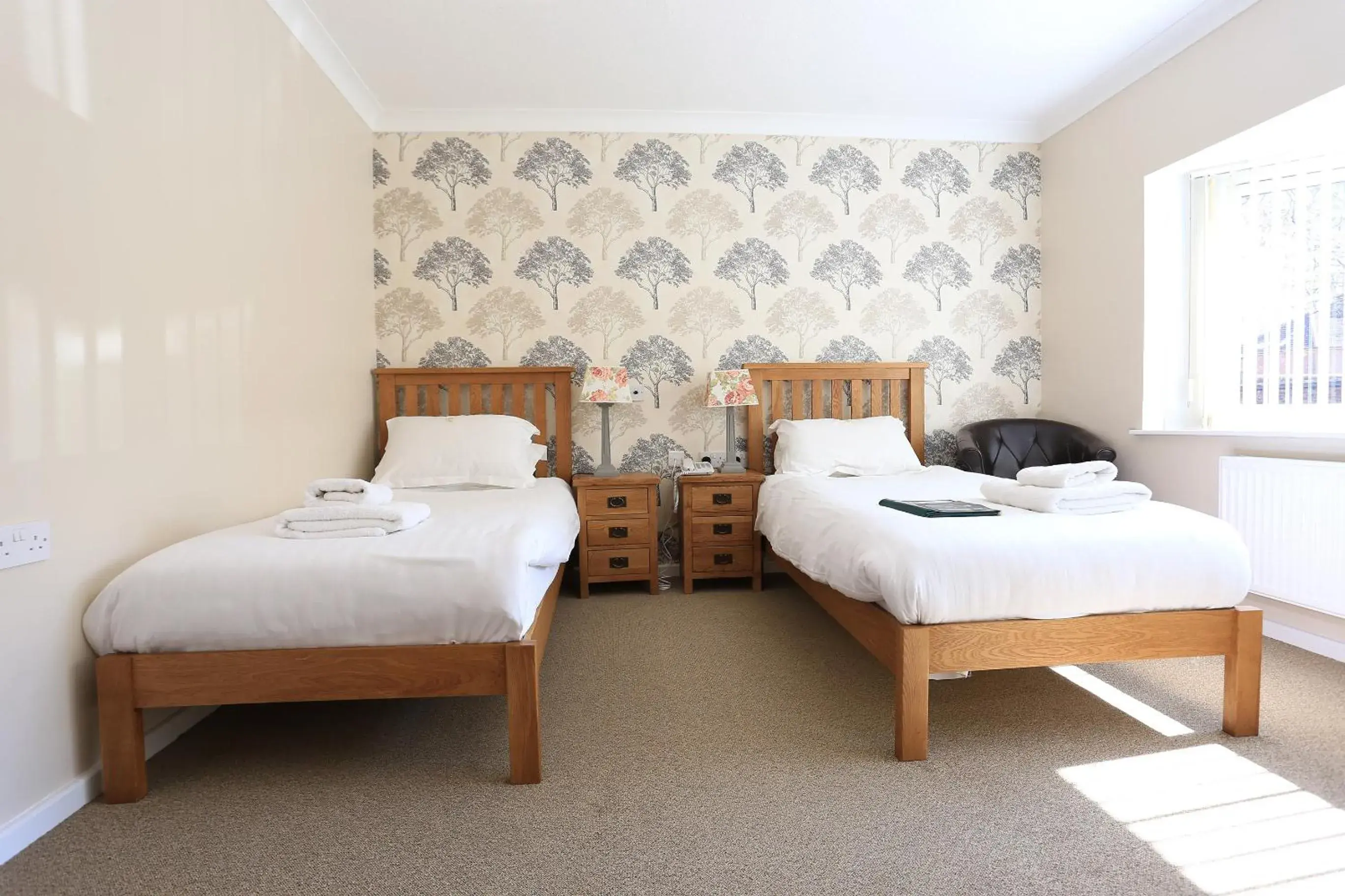 Twin Room - Disability Access in B+B York Twin Room - Disability Access in B+B York