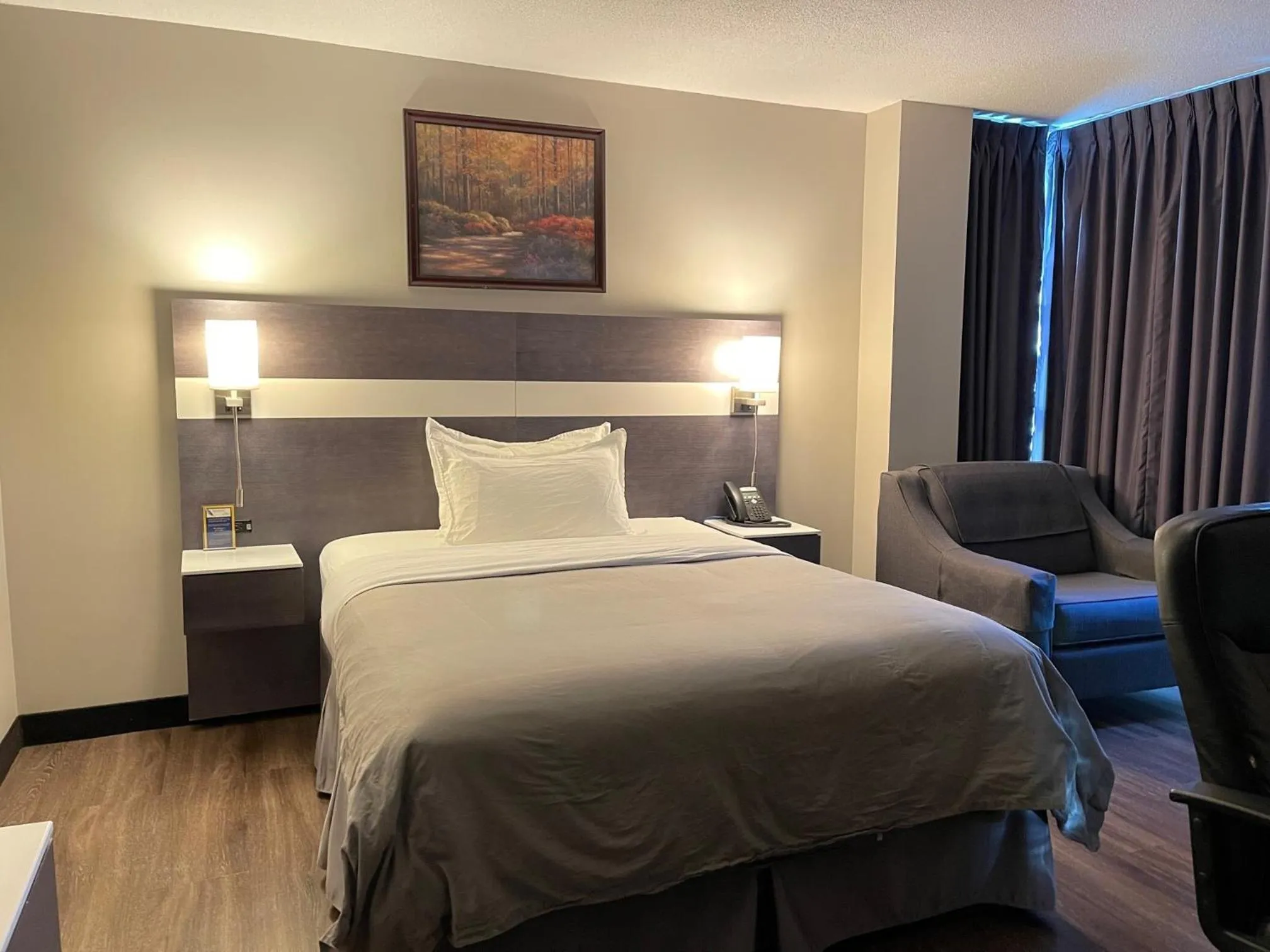 Bedroom, Bed in Auberge de la Gare