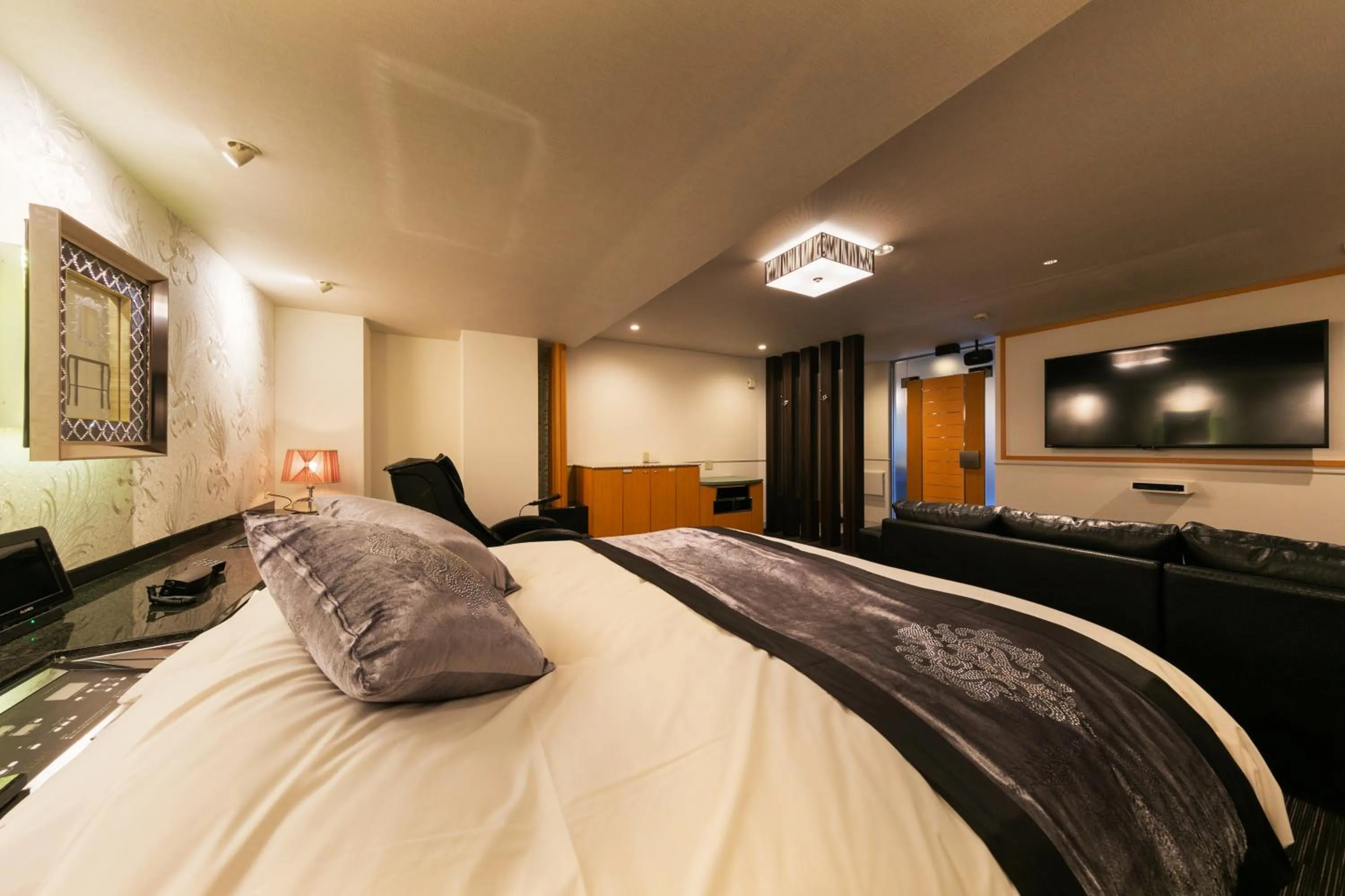 Bed in Hotel Eldia Modern Kobe(Adult Only)