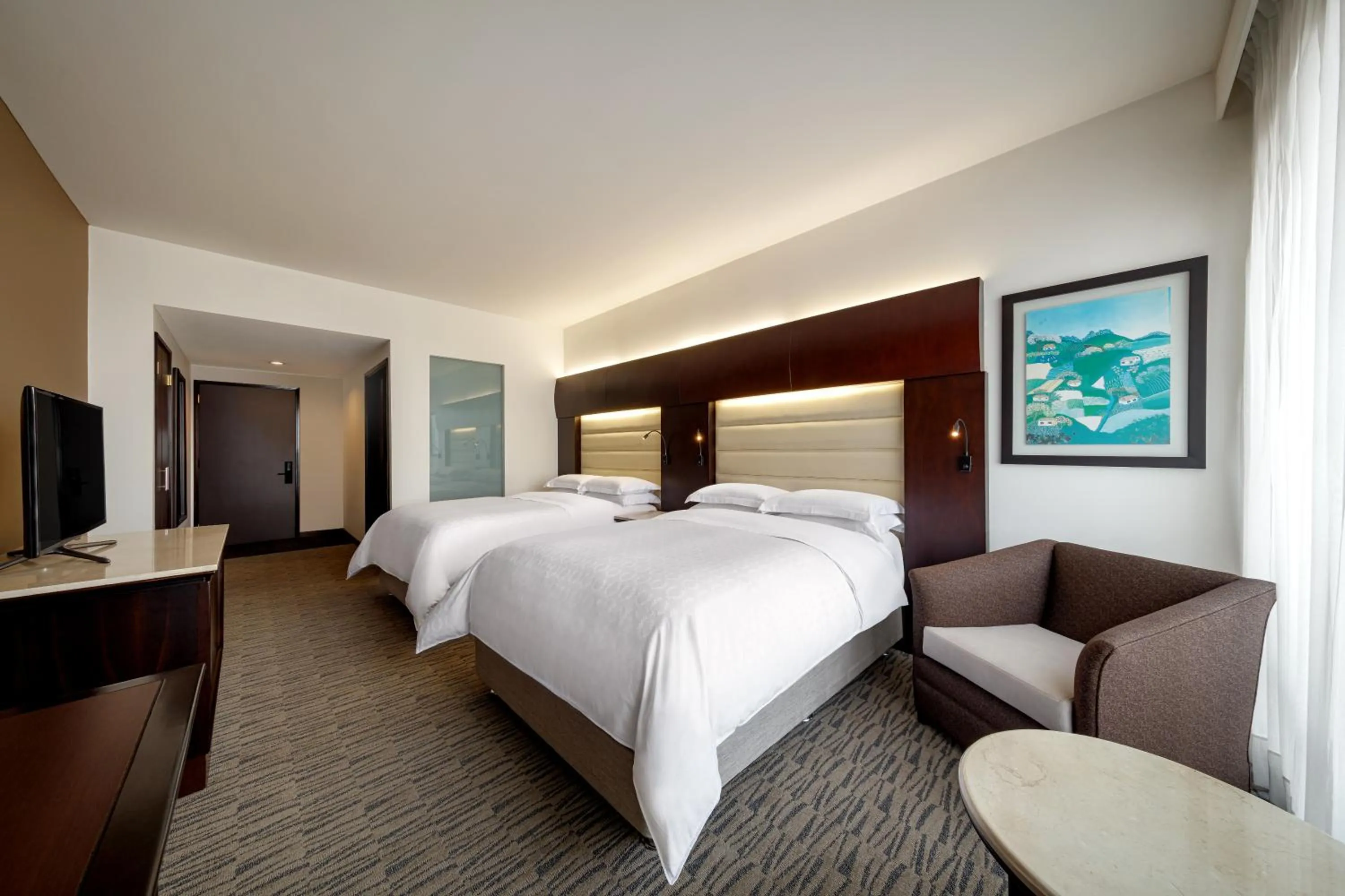 Bed in Sheraton Bogotá Hotel