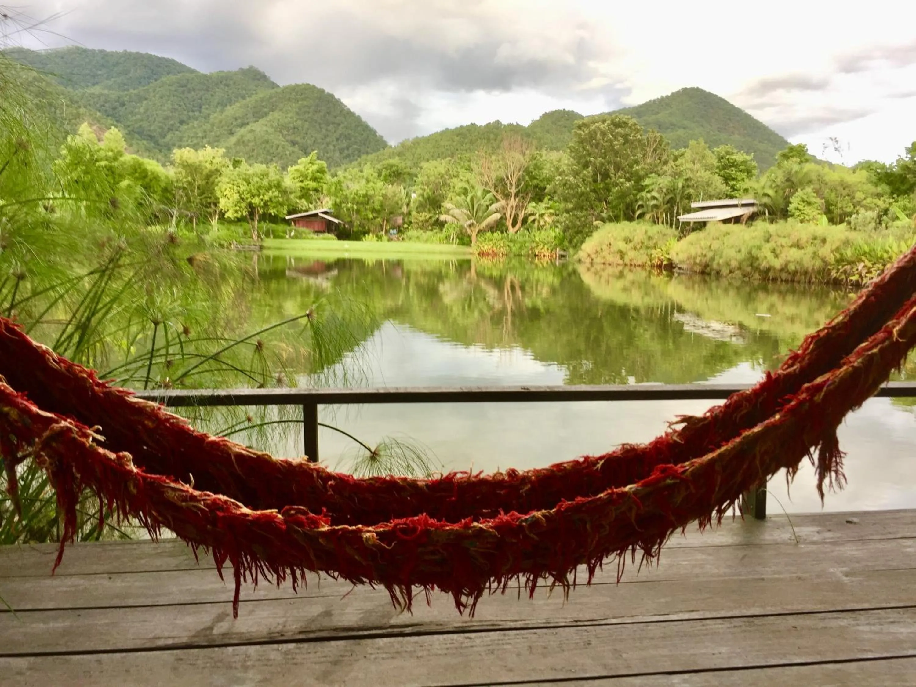 Lake view in Bueng Pai Farm บึงปายฟาร์ม
