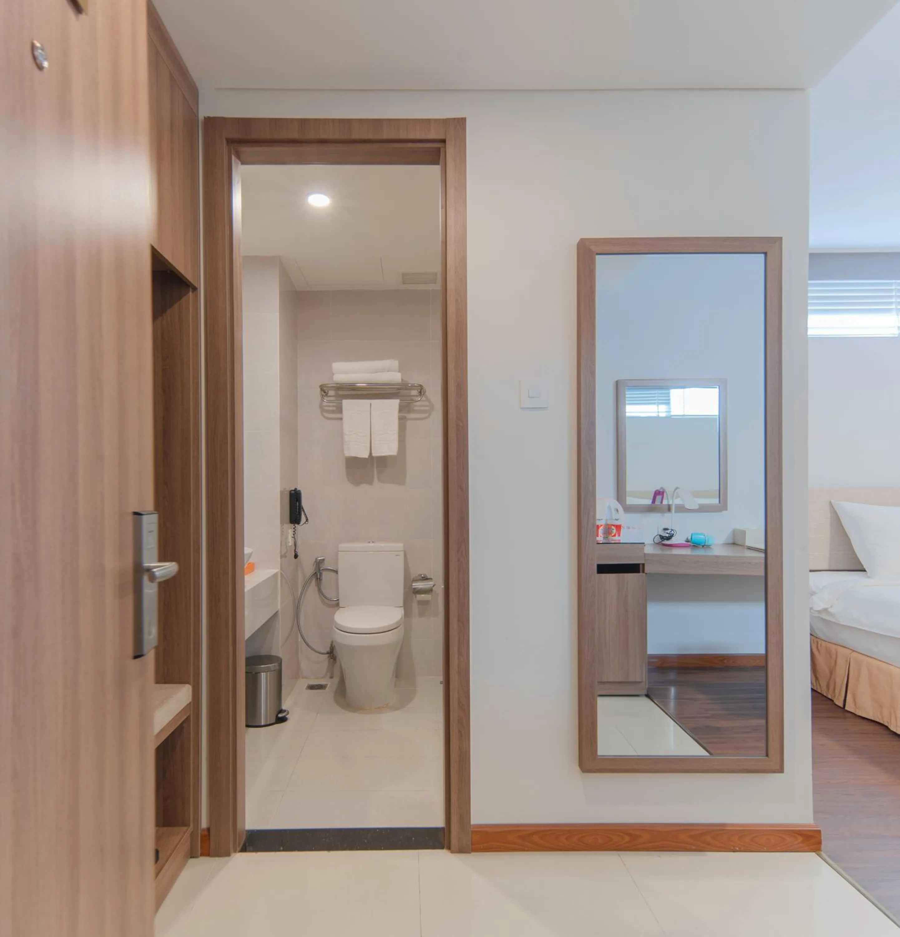 Bathroom, Bed in Libra Hotel Nha Trang