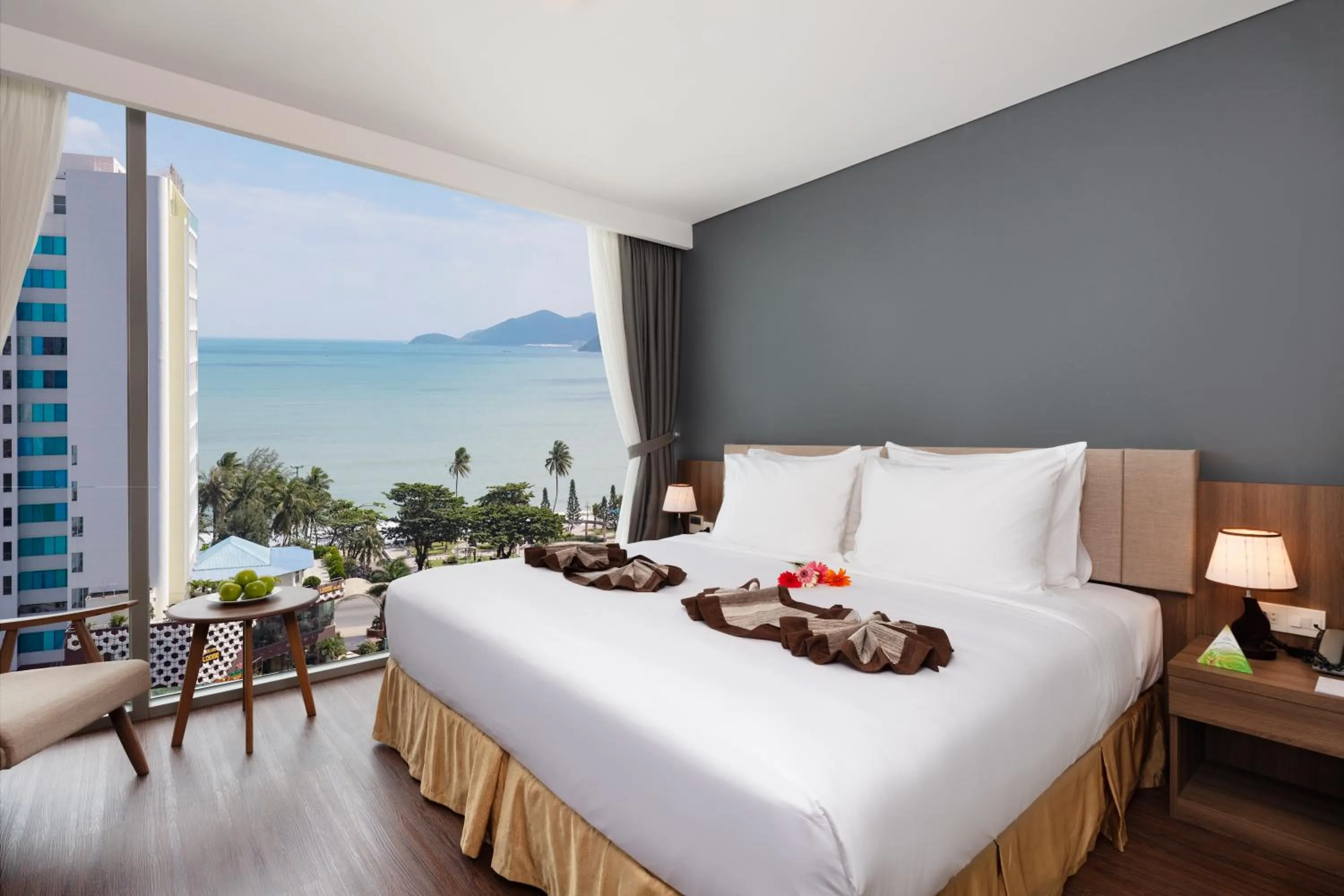 City view, Bed in Libra Hotel Nha Trang