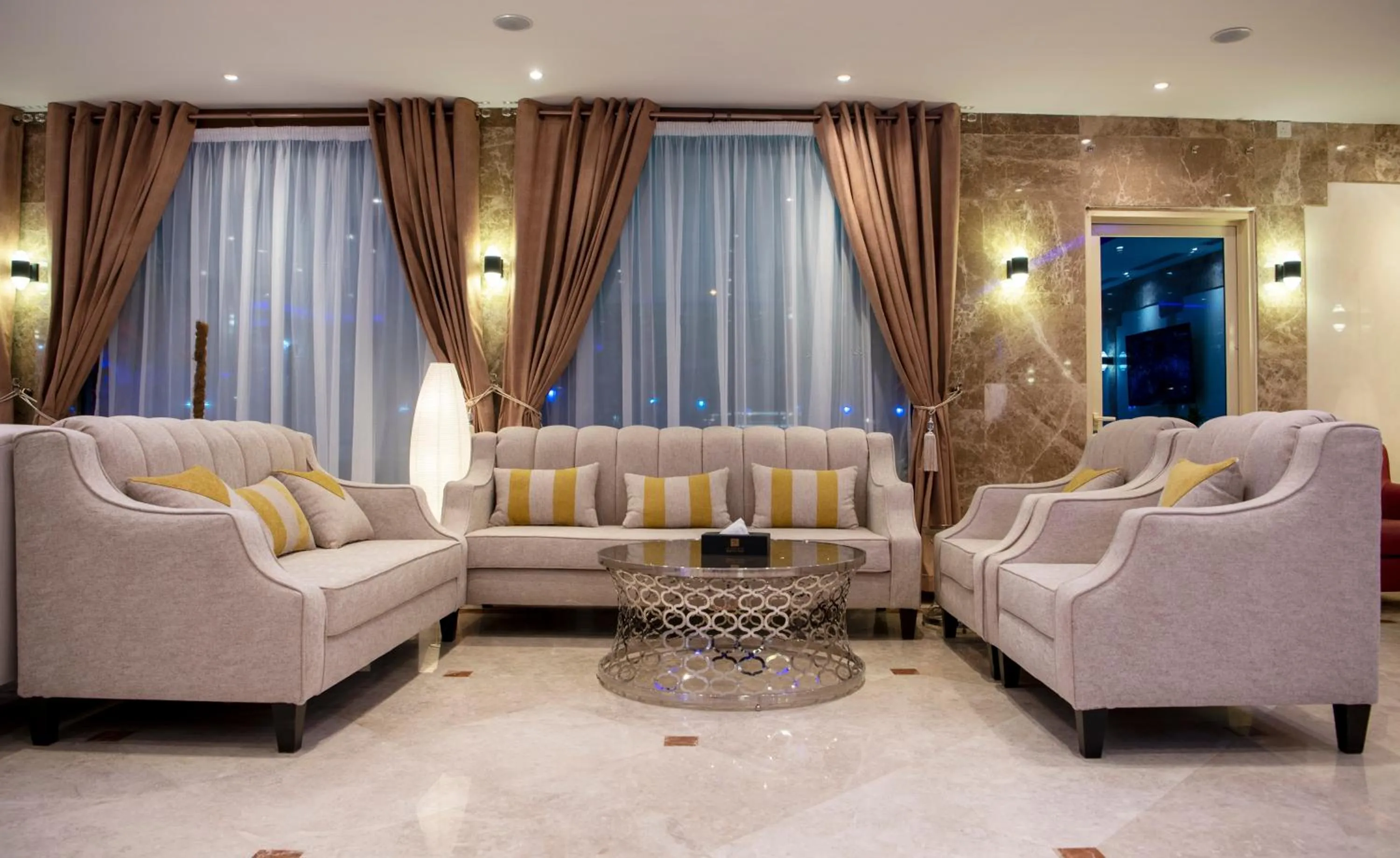 Seating area in Jazan Inn Hotel