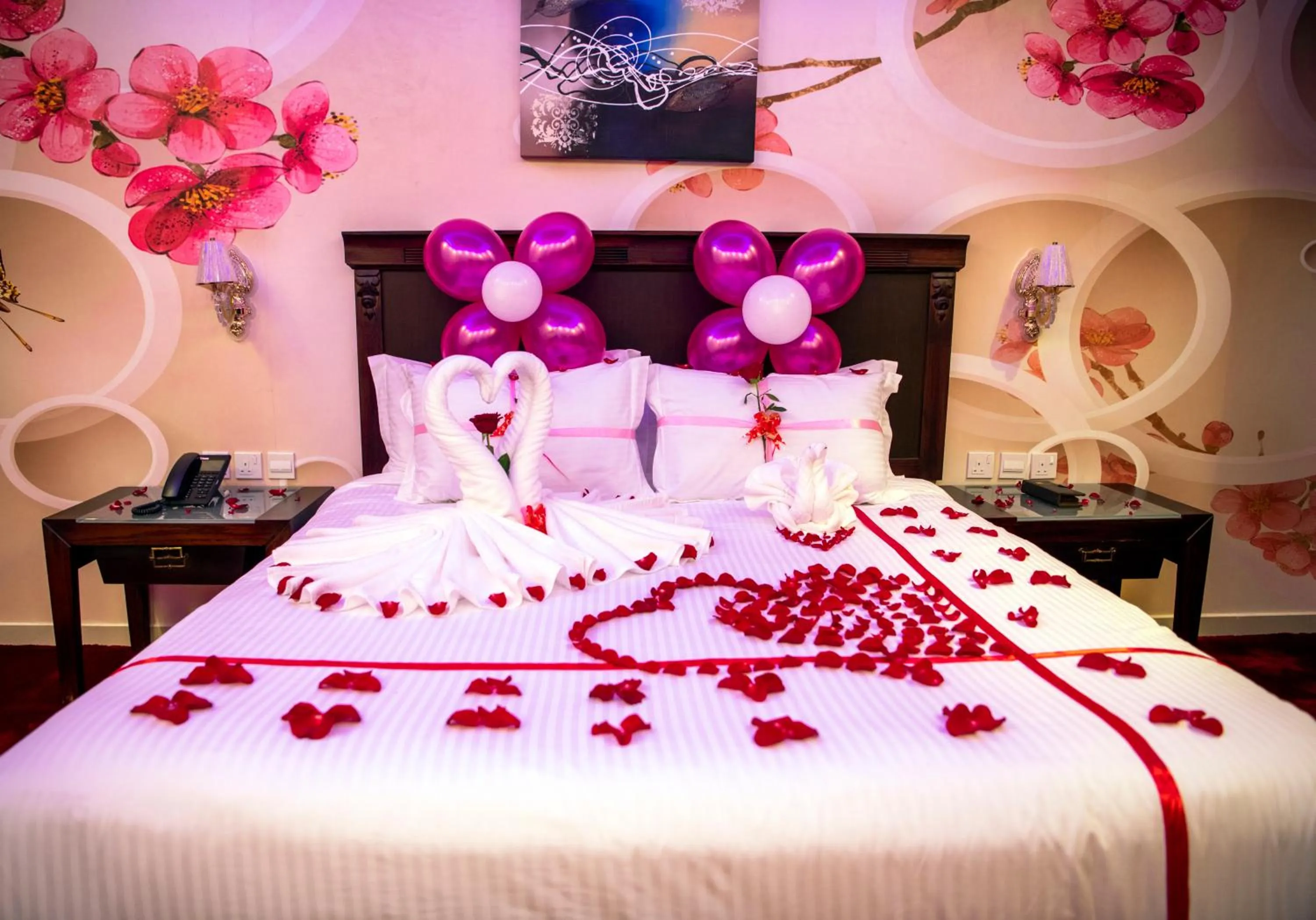 Bed in Jazan Inn Hotel