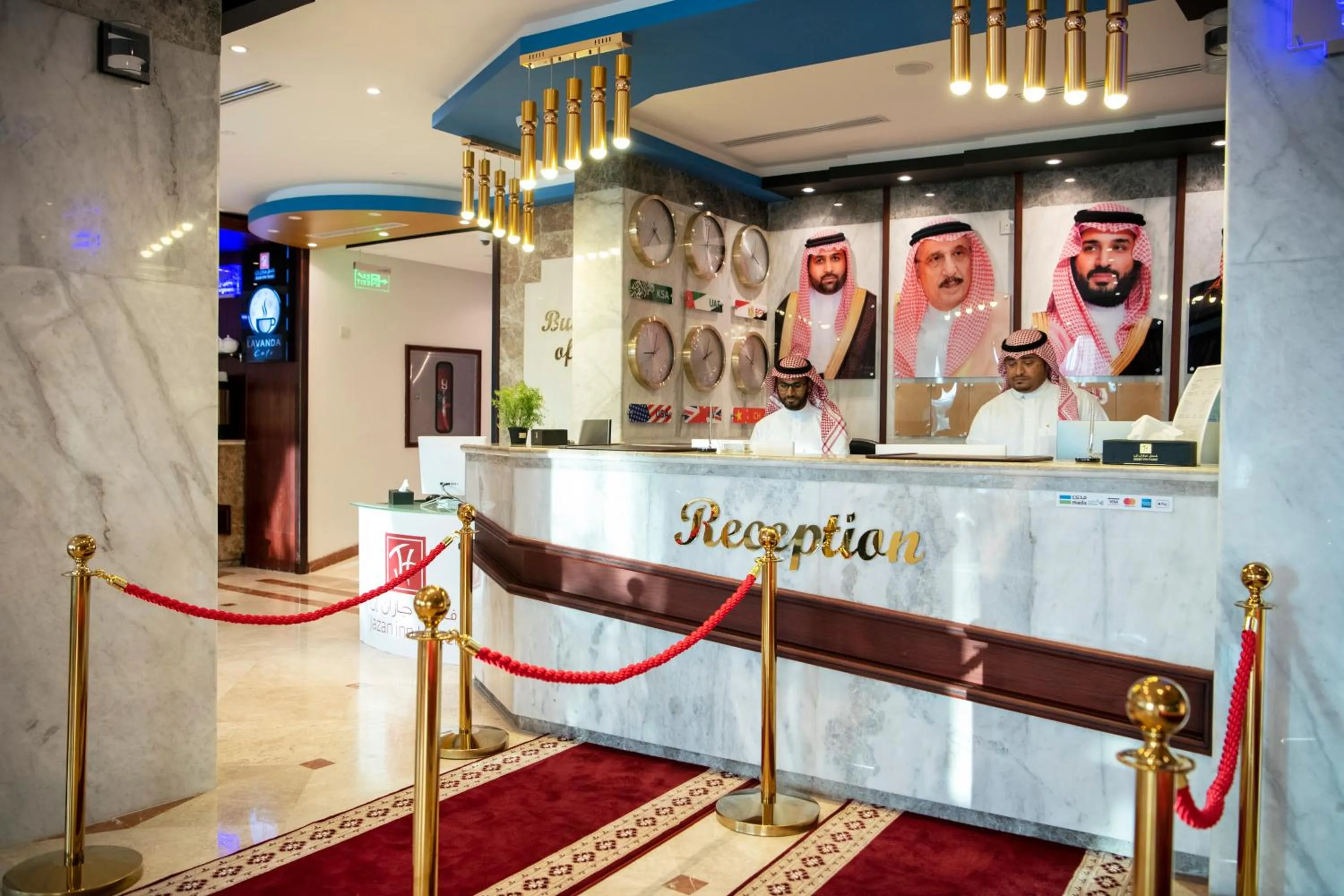 Staff in Jazan Inn Hotel