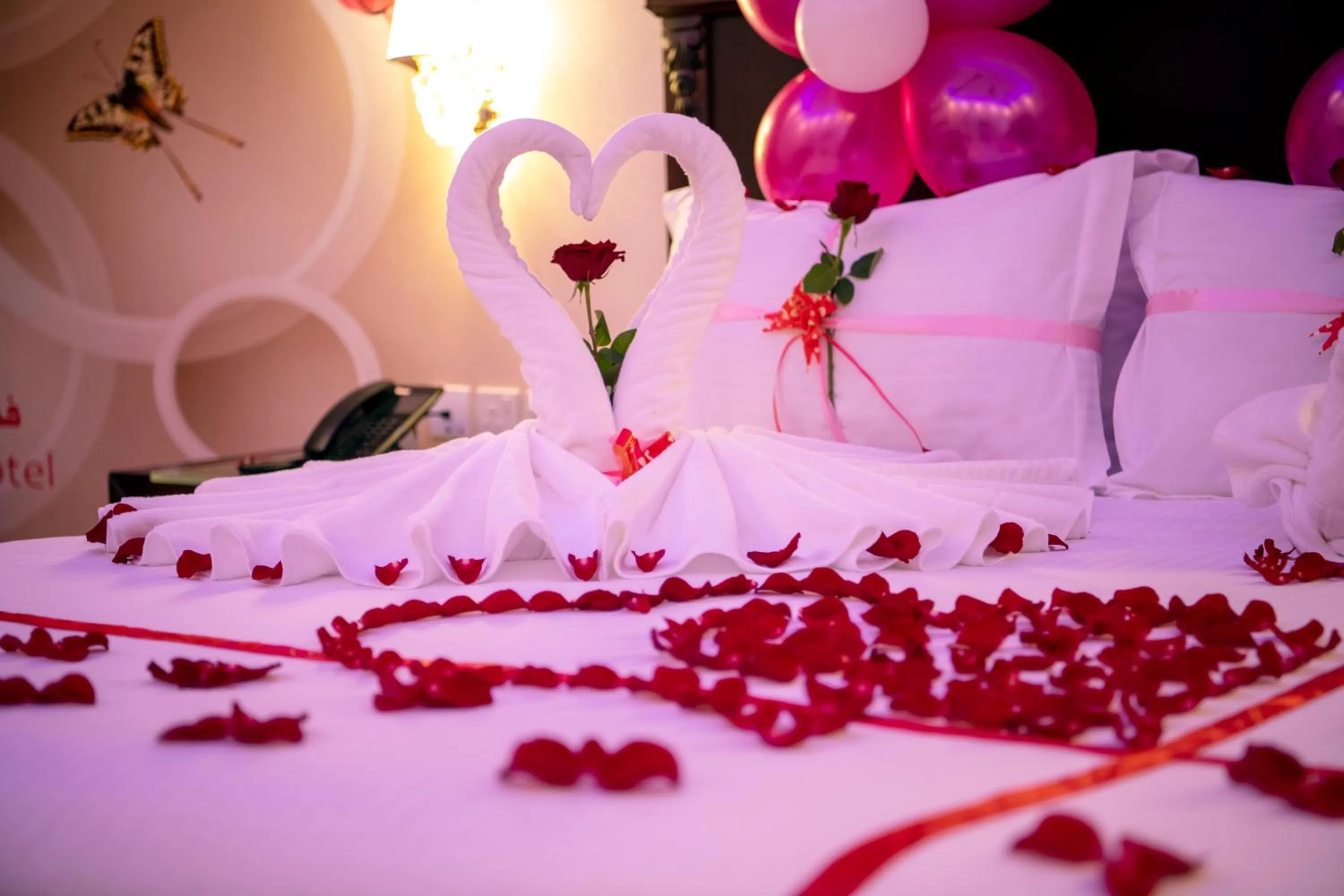 Bed in Jazan Inn Hotel