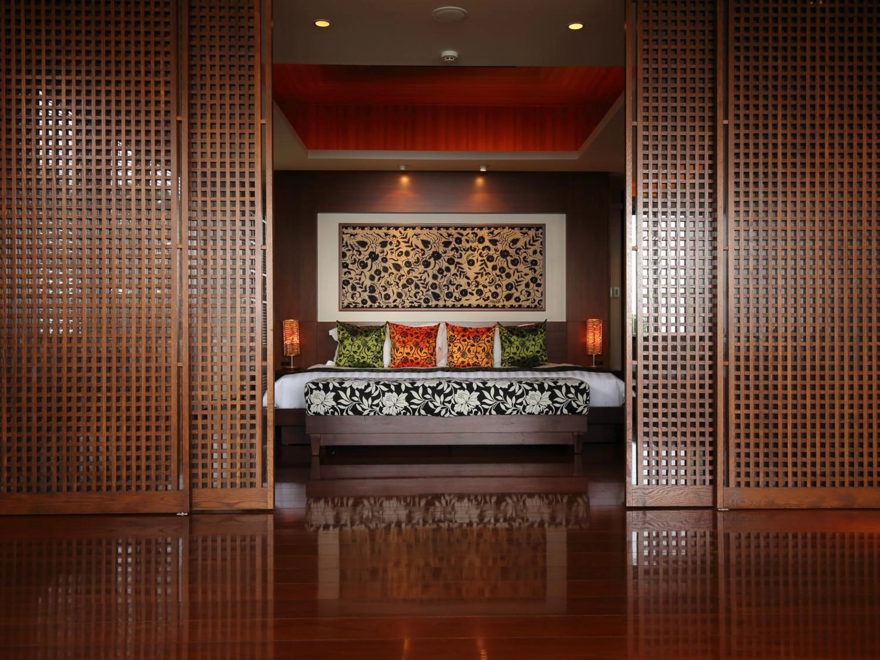 Bed in Sankara Hotel & Spa Yakushima