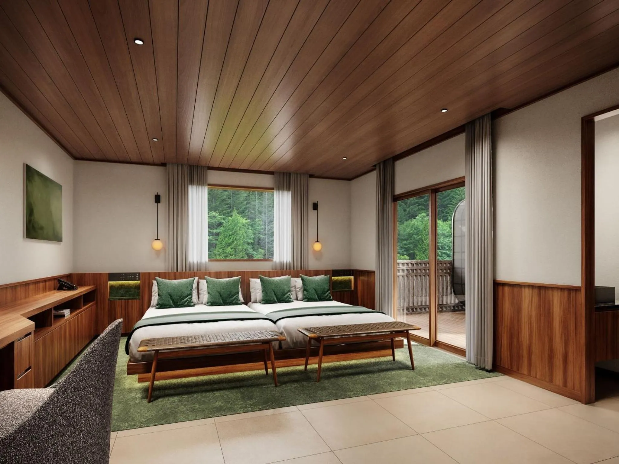 Bedroom, Bed in Sankara Hotel & Spa Yakushima